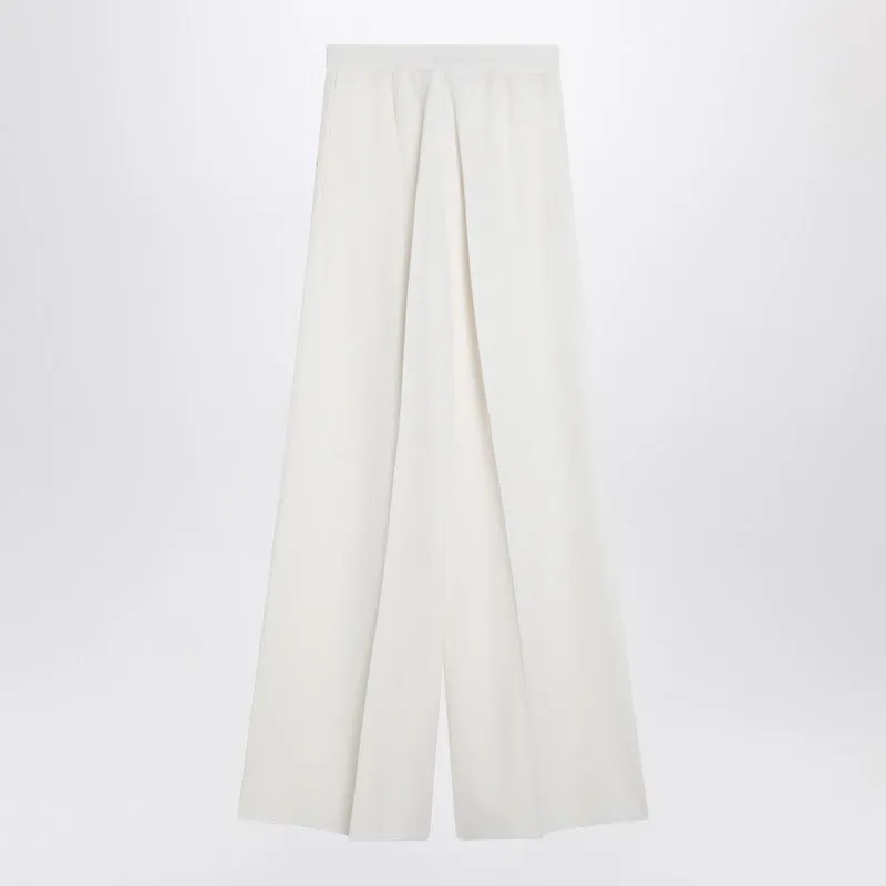 Max Mara White wool gabardine trousers sold by Lord & Taylor product image thumbnail 2
