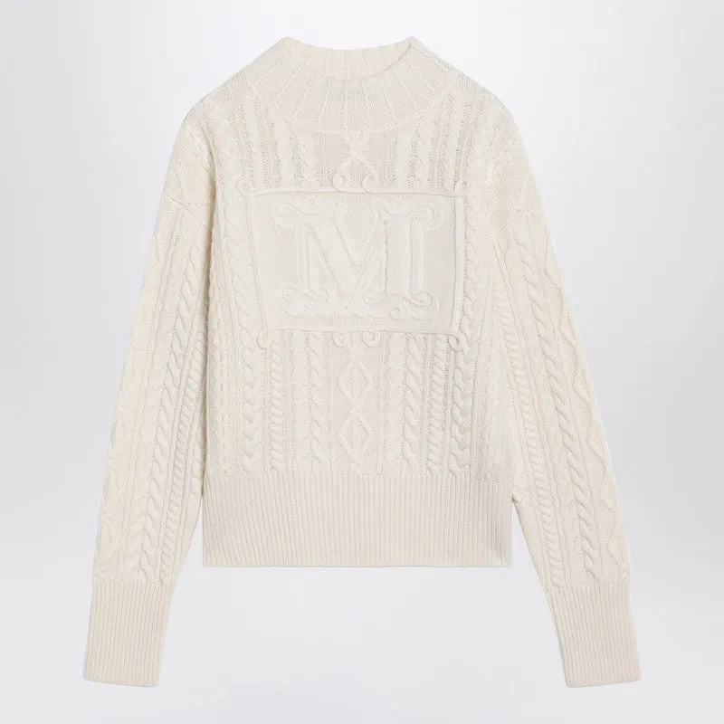 Max Mara White wool and cashmere sweater sold by Lord & Taylor