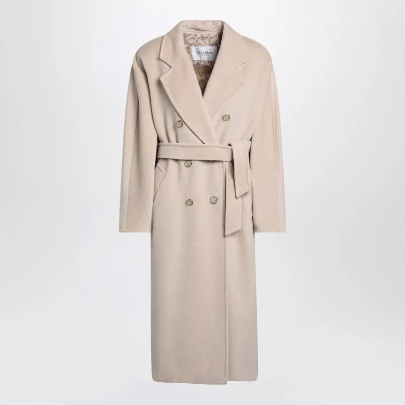 Max Mara Beige double-breasted coat in wool and cashmere sold by Lord & Taylor