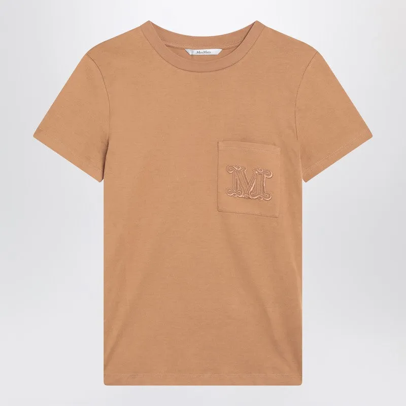 Max Mara Camel-coloured T-shirt in cotton sold by Lord & Taylor