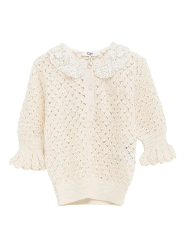 Chloé Chloè Sweaters White sold by Lord & Taylor