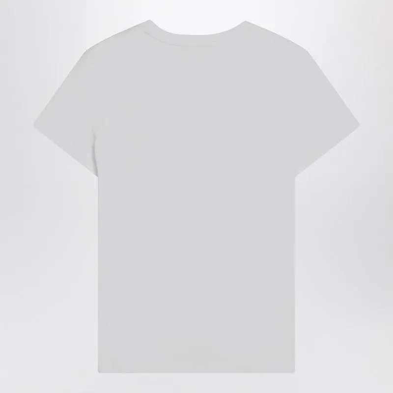 Max Mara White T-shirt in cotton sold by Lord & Taylor product image thumbnail 2