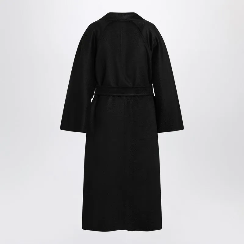 Max Mara Wrap coat in black cashmere sold by Lord & Taylor product image thumbnail 2
