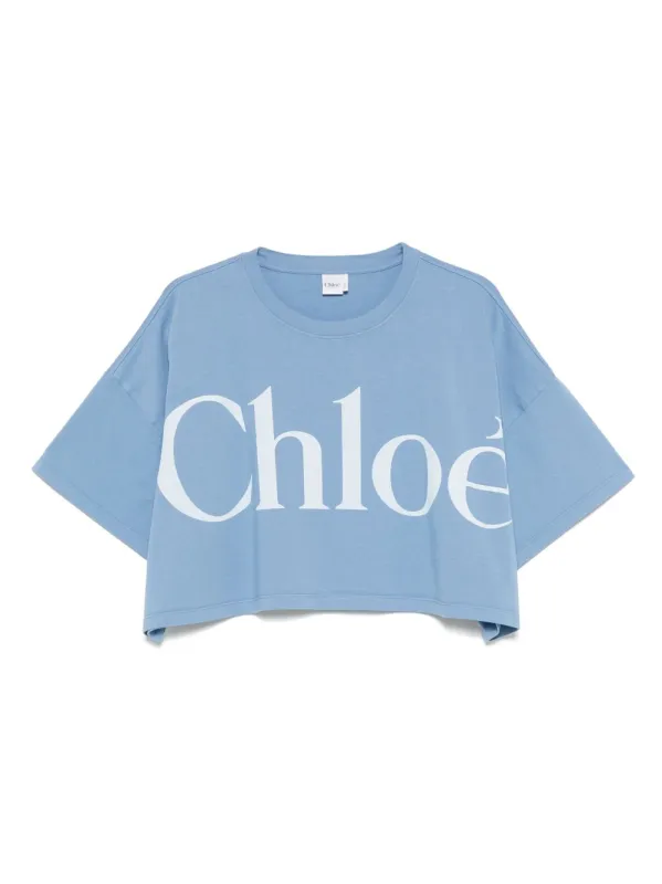 Chloé Chloè T-shirts and Polos Clear Blue sold by Lord & Taylor