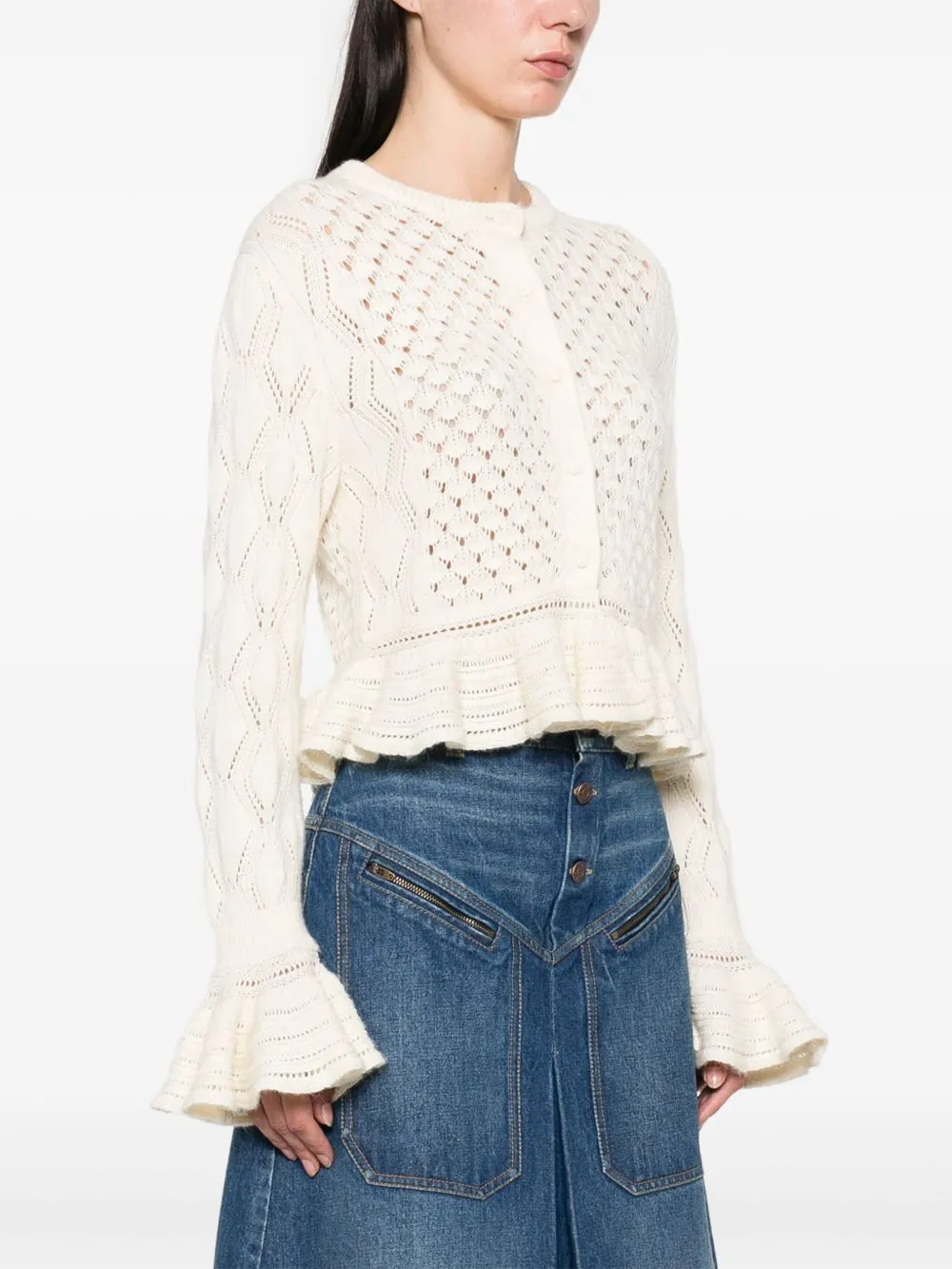 Chloé Chloè Sweaters White sold by Lord & Taylor product image thumbnail 4
