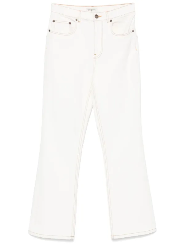 Tory Burch denim jeans - white sold by Lord & Taylor