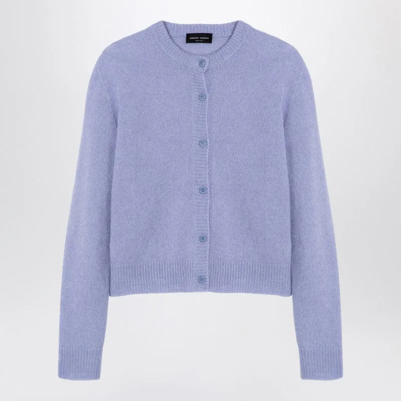 Roberto Collina Light blue cashmere blend cardigan sold by Lord & Taylor