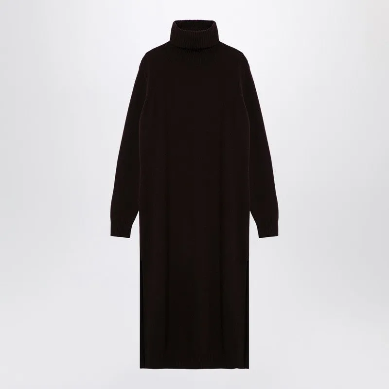 Roberto Collina Brown cashmere blend turtleneck dress sold by Lord & Taylor