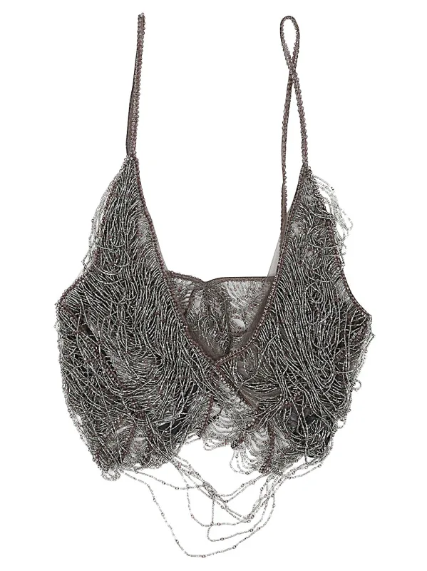 THE ATTICO FASHION Top Green sold by Lord & Taylor