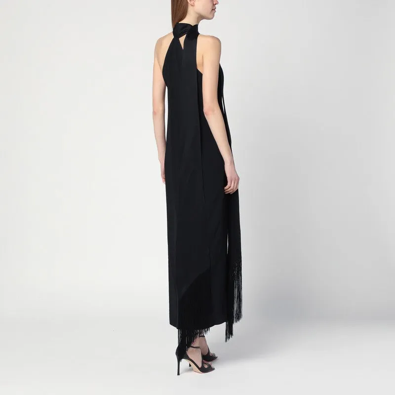 Taller Marmo Black dress in crêpe cady with scarf sold by Lord & Taylor product image thumbnail 2