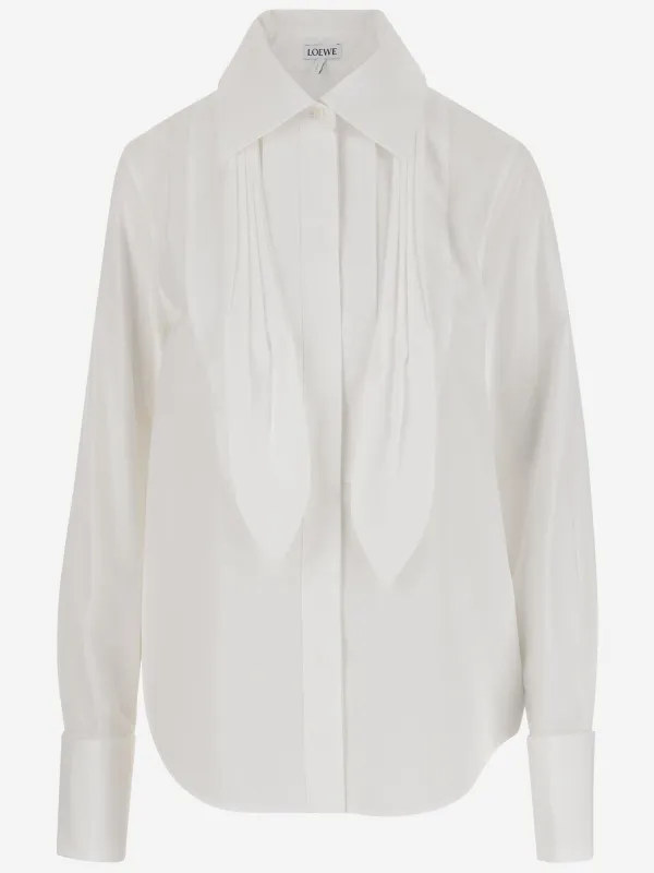 Cotton Shirt with Lavallière Tie sold by Lord & Taylor