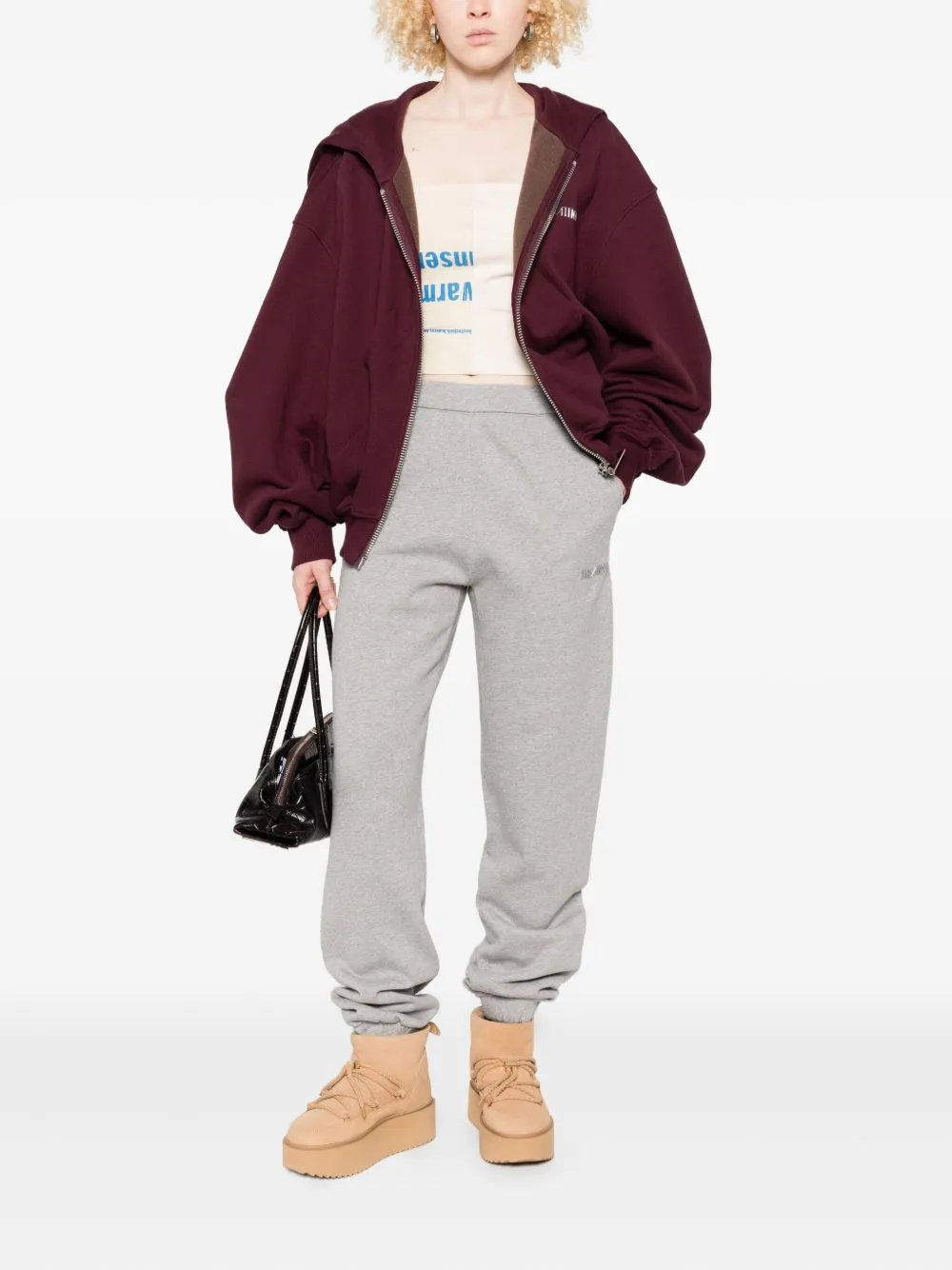 The Attico Trousers Light Grey sold by Lord & Taylor product image thumbnail 4