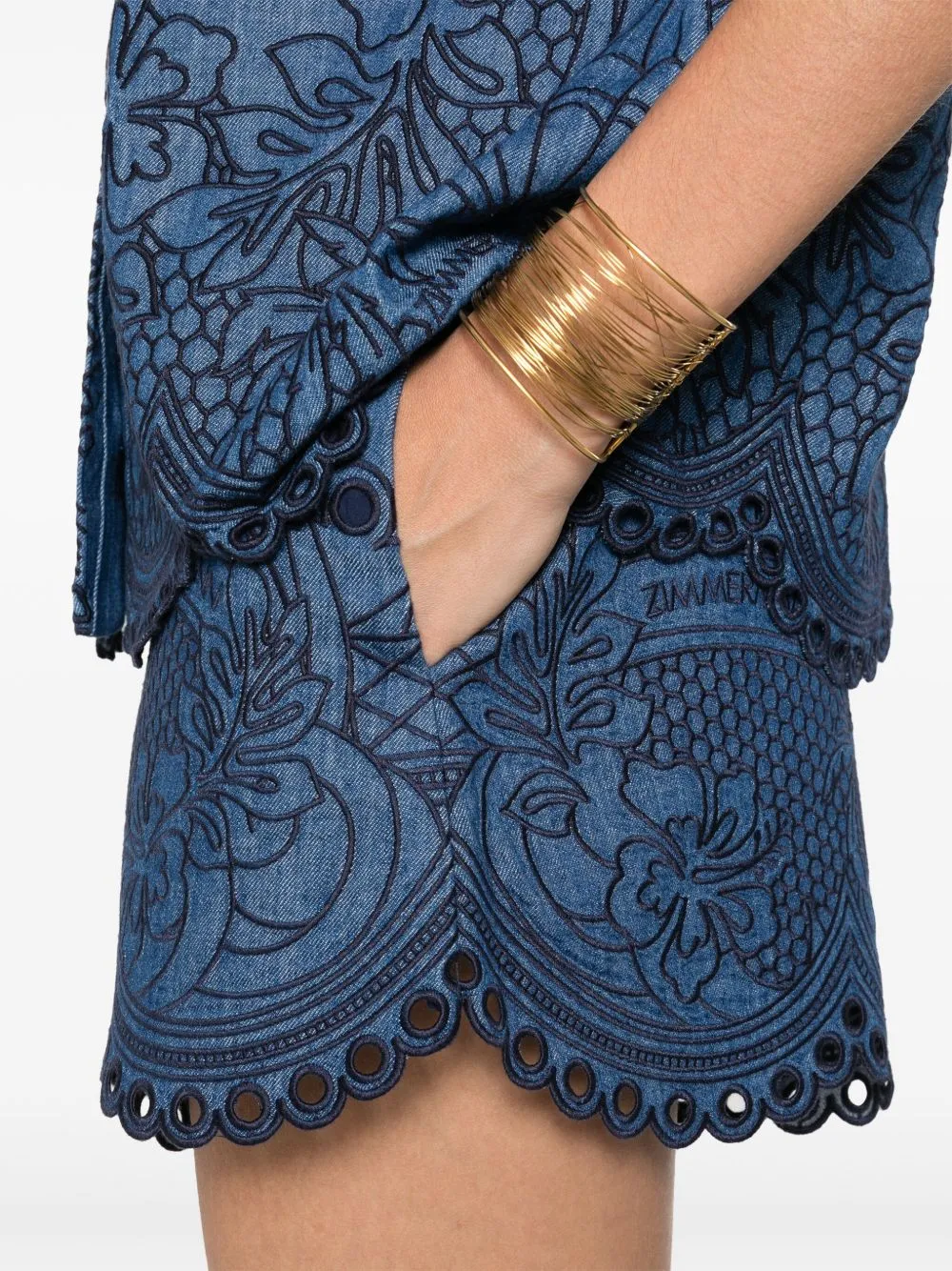 Zimmermann Shorts Blue sold by Lord & Taylor product image thumbnail 5