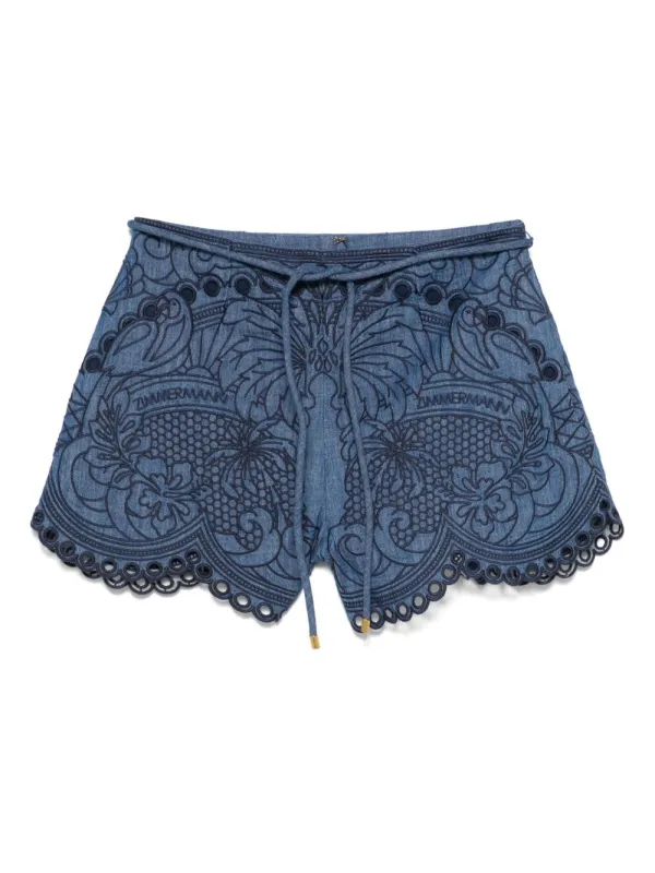 Zimmermann Shorts Blue sold by Lord & Taylor