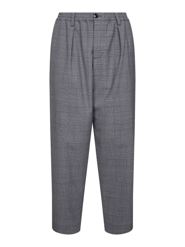 Grey Prince of Wales Check Cropped Trousers sold by Lord & Taylor