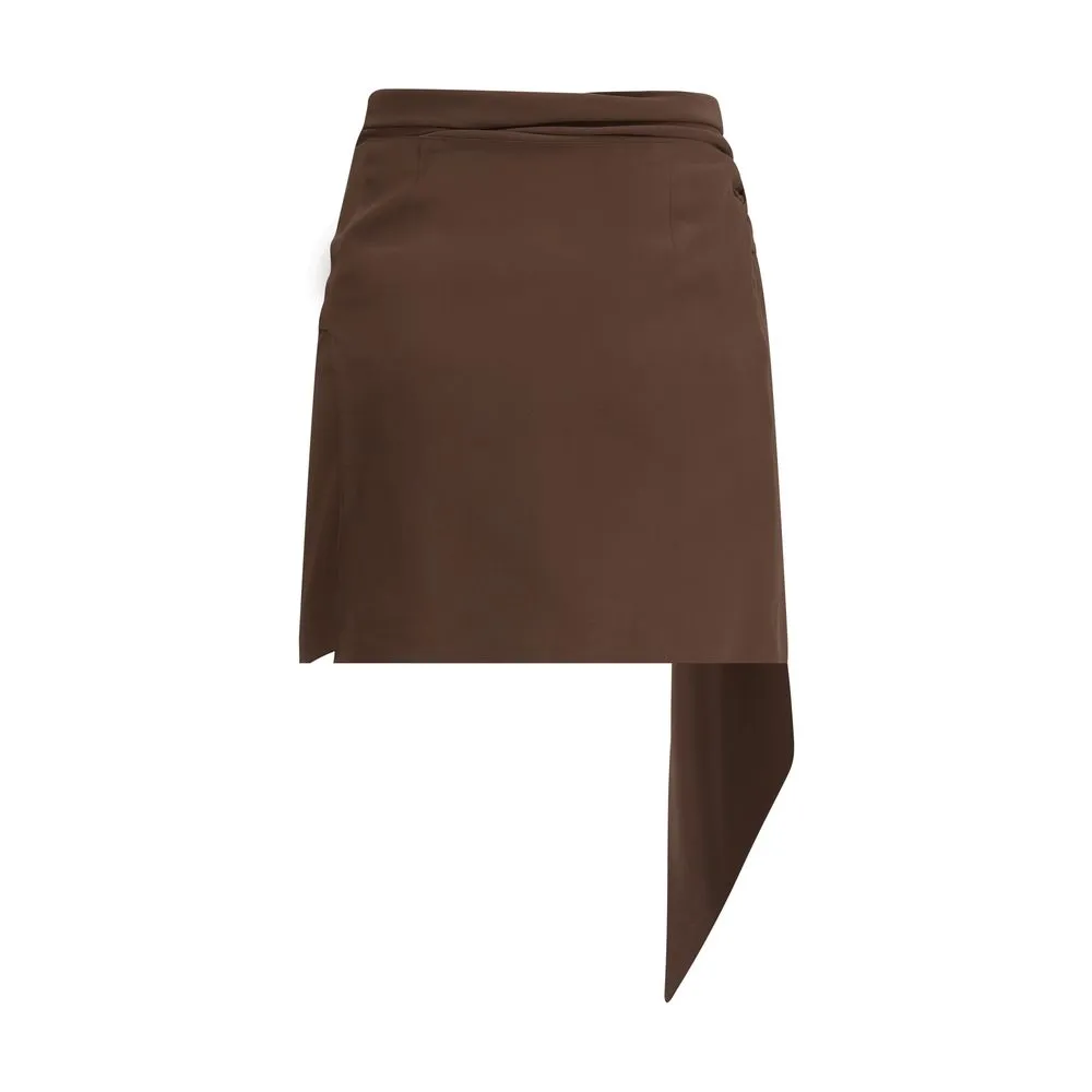 Crepe de chine Mini Skirt sold by Lord & Taylor product image thumbnail 2