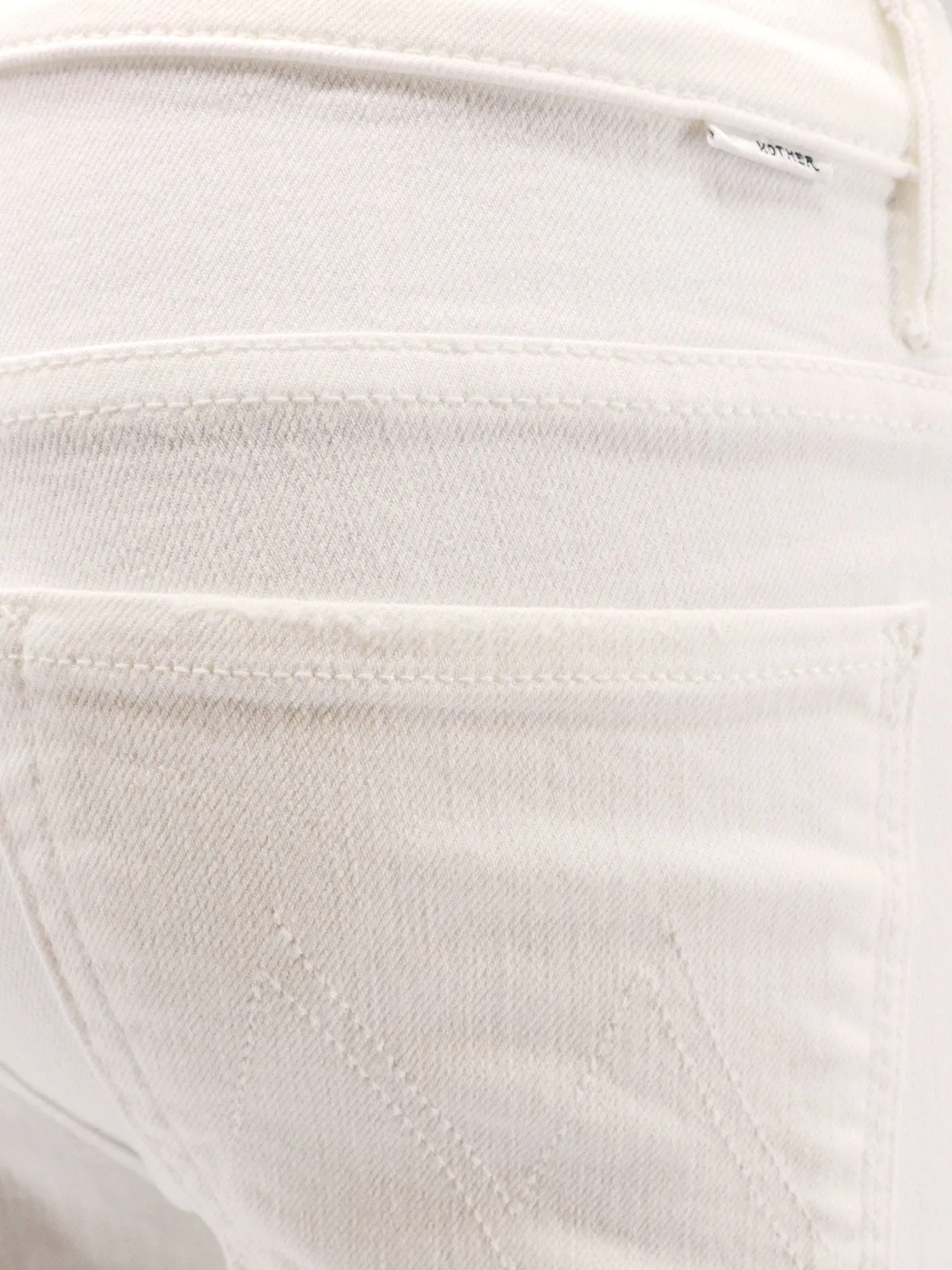 Stretch cotton trouser with embroidered monogram sold by Lord & Taylor product image thumbnail 3