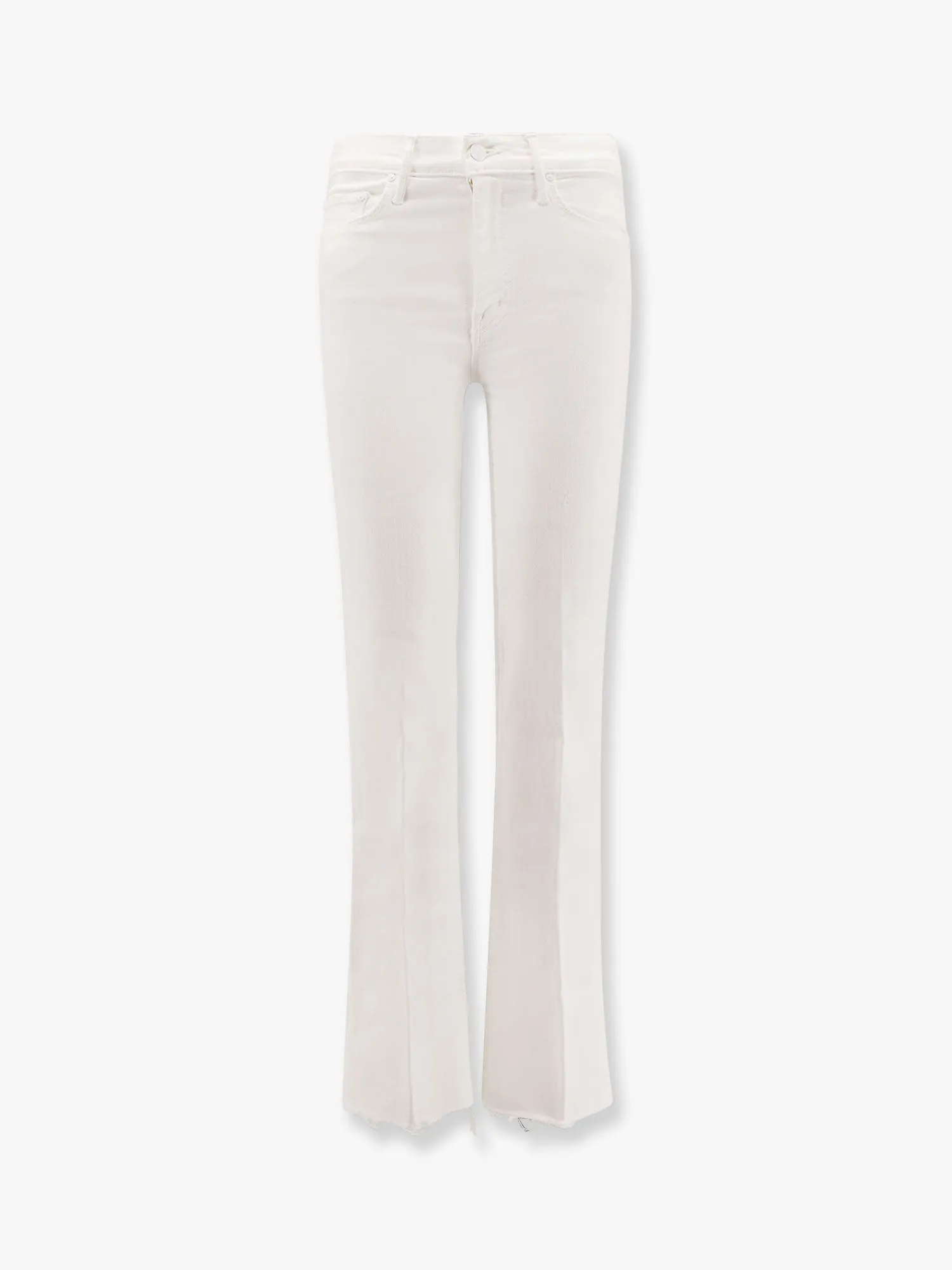 Stretch cotton trouser with embroidered monogram sold by Lord & Taylor
