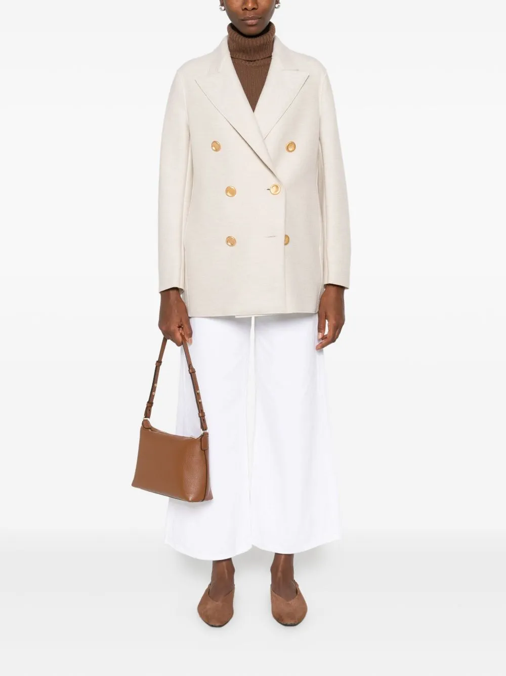 Harris Wharf London Coats Beige sold by Lord & Taylor product image thumbnail 2