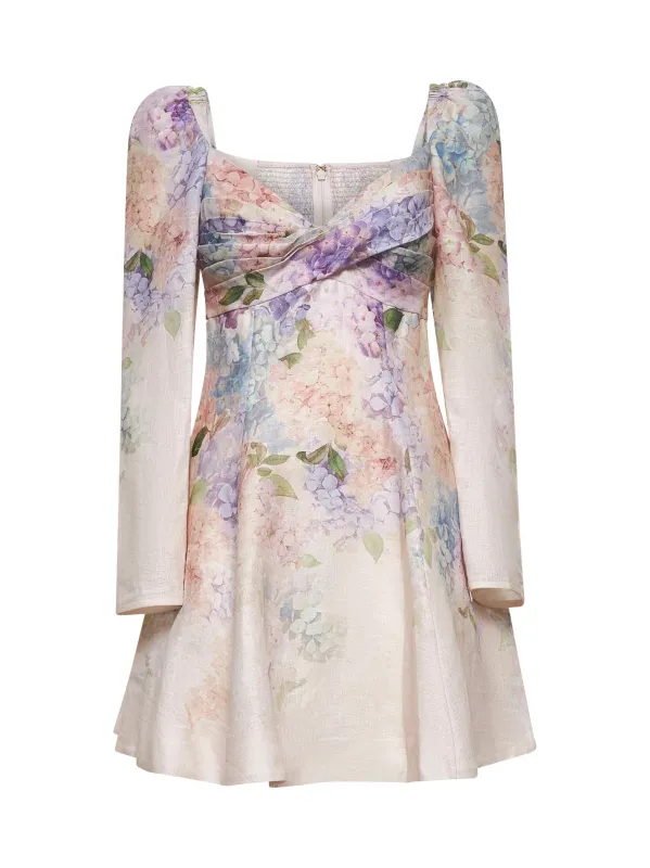 Printed Linen Dawning Mini Dress sold by Lord & Taylor
