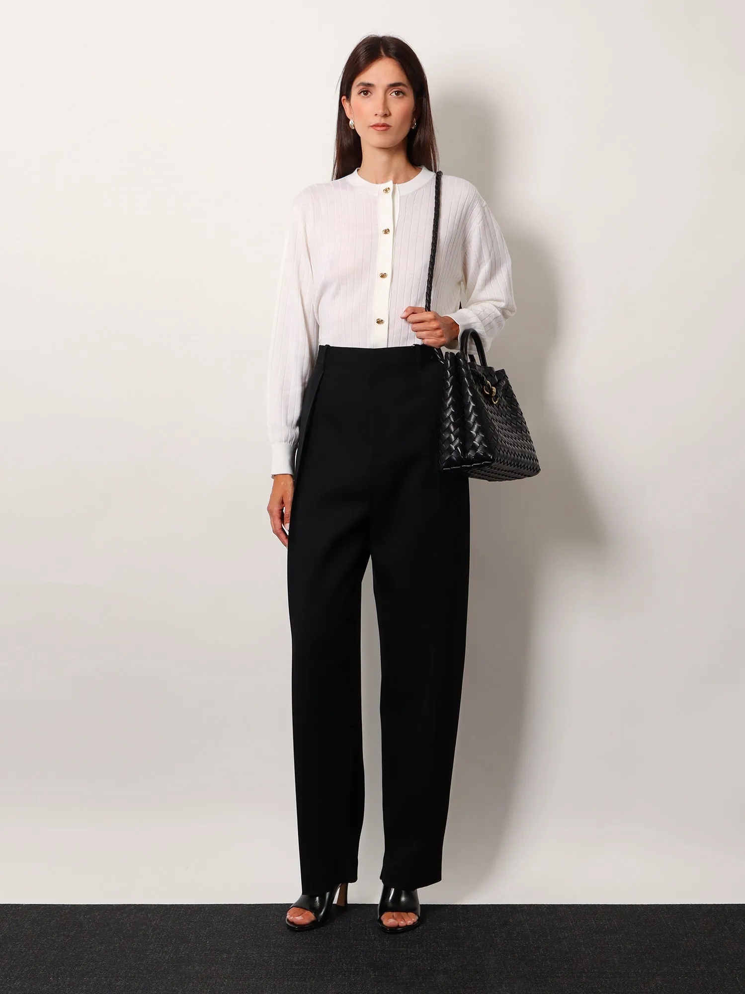 Wool Cardigan with Knot Buttons sold by Lord & Taylor product image thumbnail 2