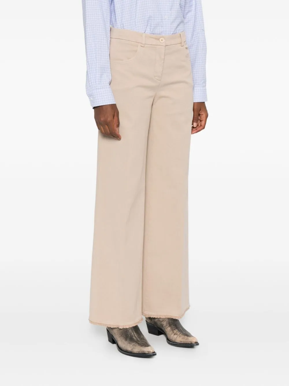 Via Masini 80 Trousers Beige sold by Lord & Taylor product image thumbnail 4