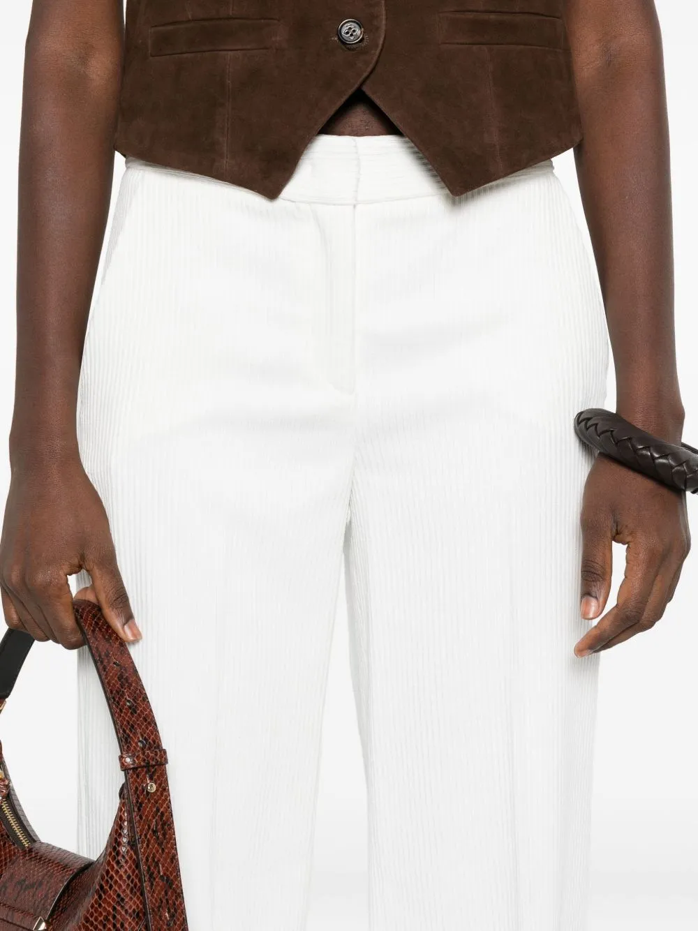 Via Masini 80 Trousers White sold by Lord & Taylor product image thumbnail 2