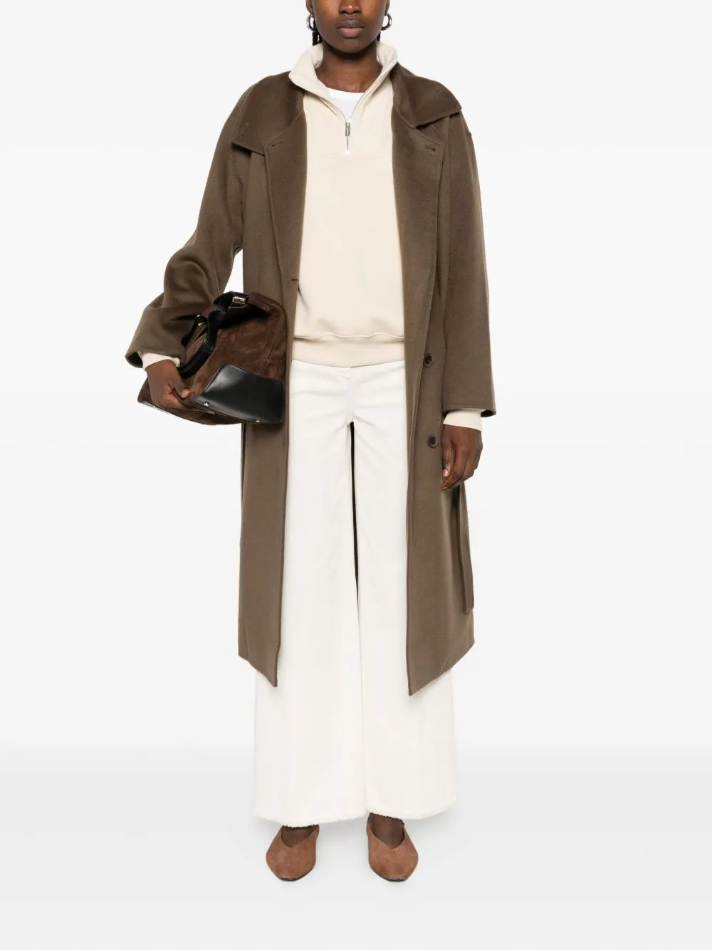 Via Masini 80 Trousers Cream sold by Lord & Taylor product image thumbnail 5