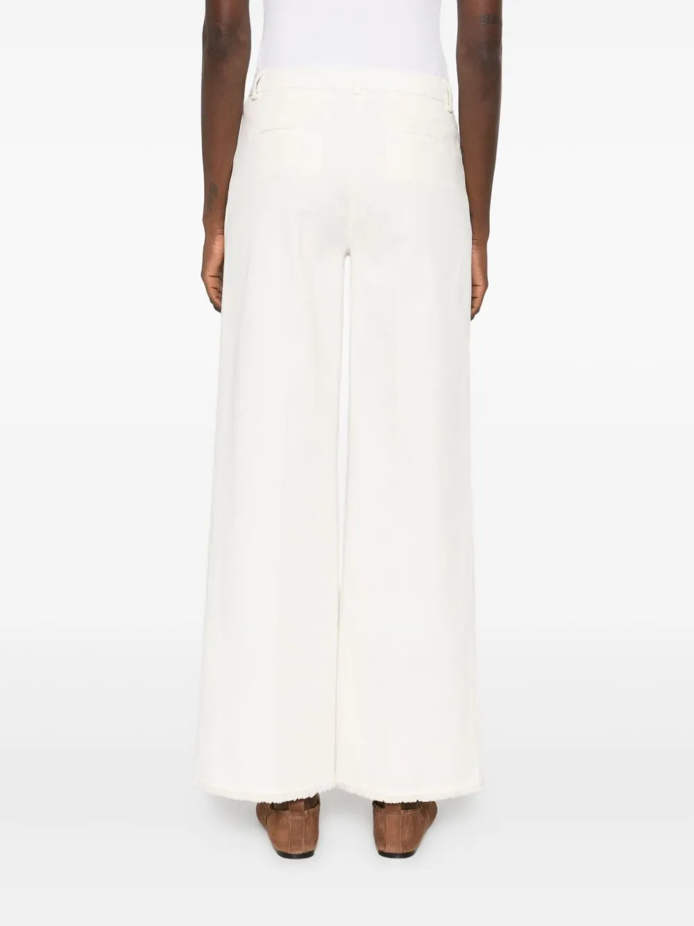 Via Masini 80 Trousers Cream sold by Lord & Taylor product image thumbnail 4