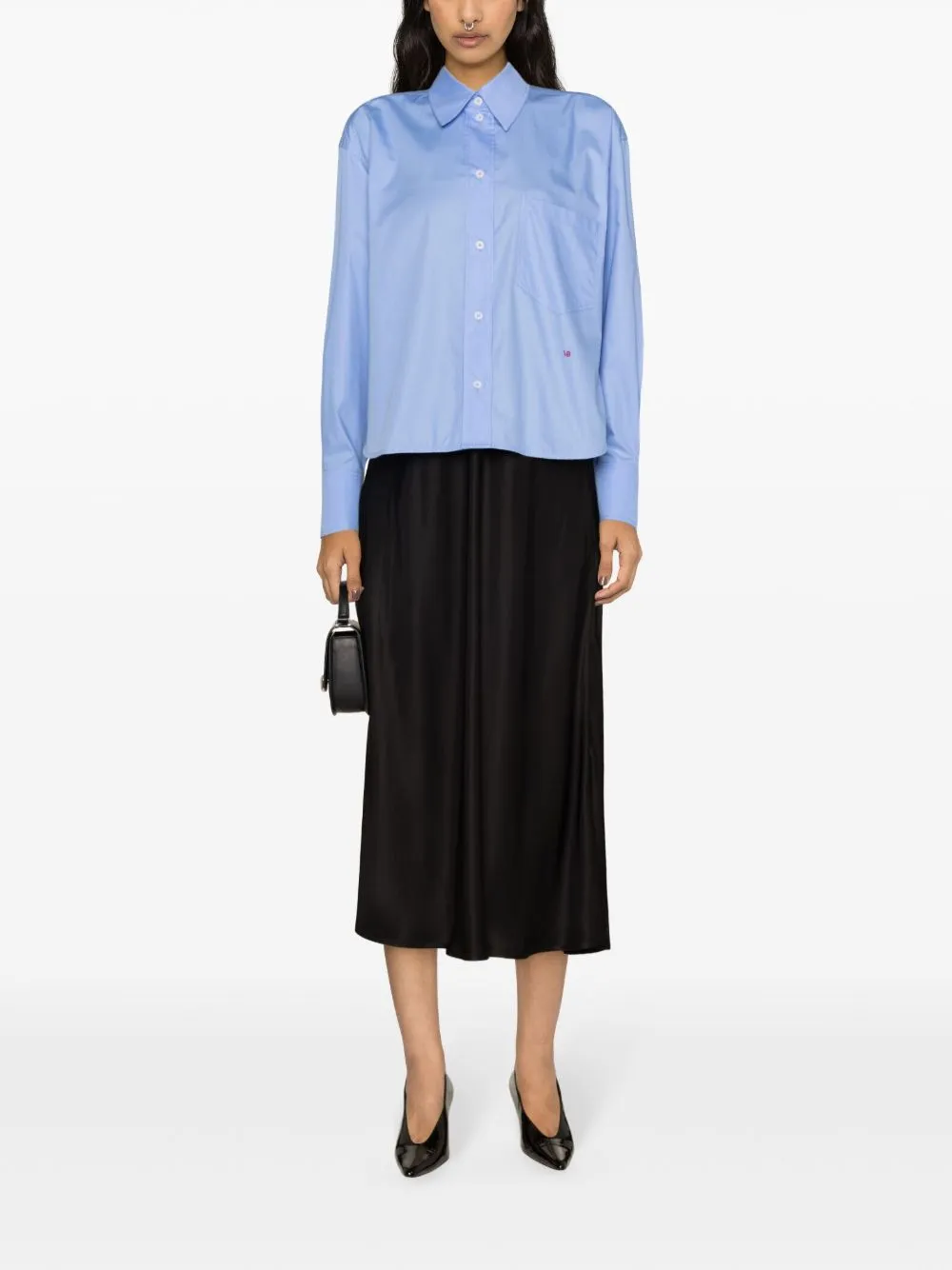 Victoria Beckham Shirts Clear Blue sold by Lord & Taylor product image thumbnail 2