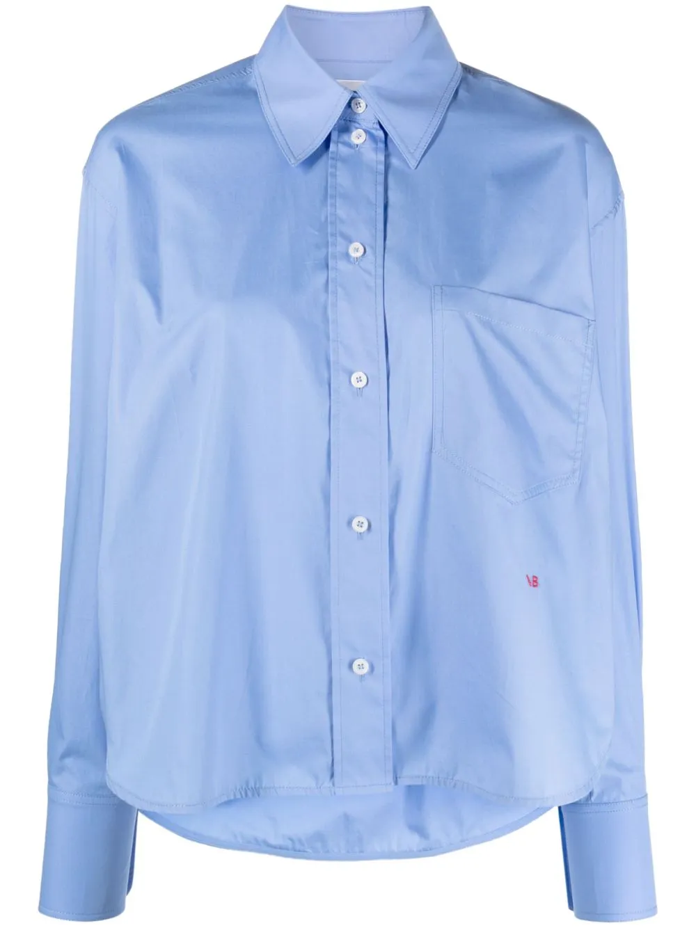 Victoria Beckham Shirts Clear Blue sold by Lord & Taylor