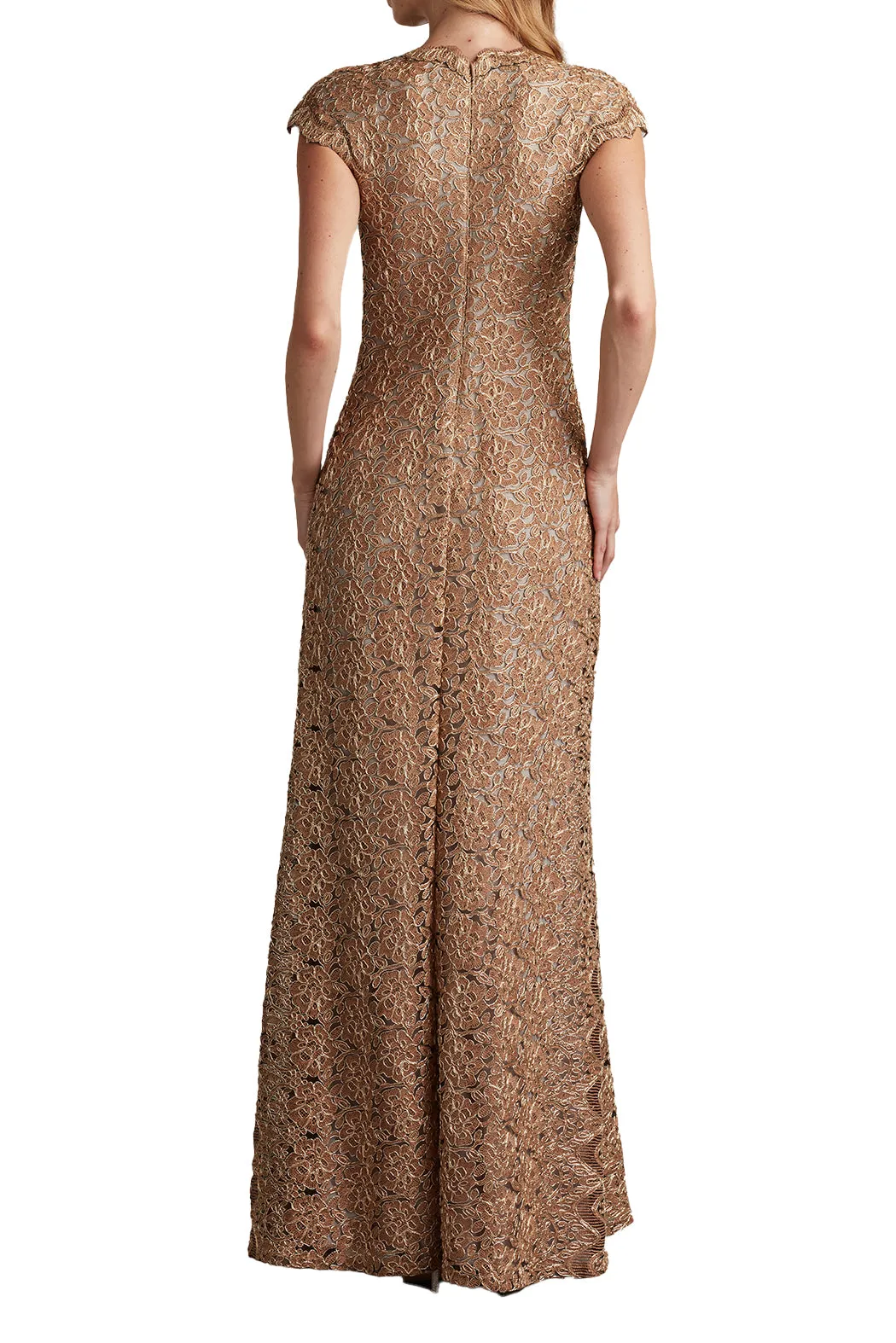 Etters Scalloped Illusion Gown CP/SD sold by Lord & Taylor product image thumbnail 2