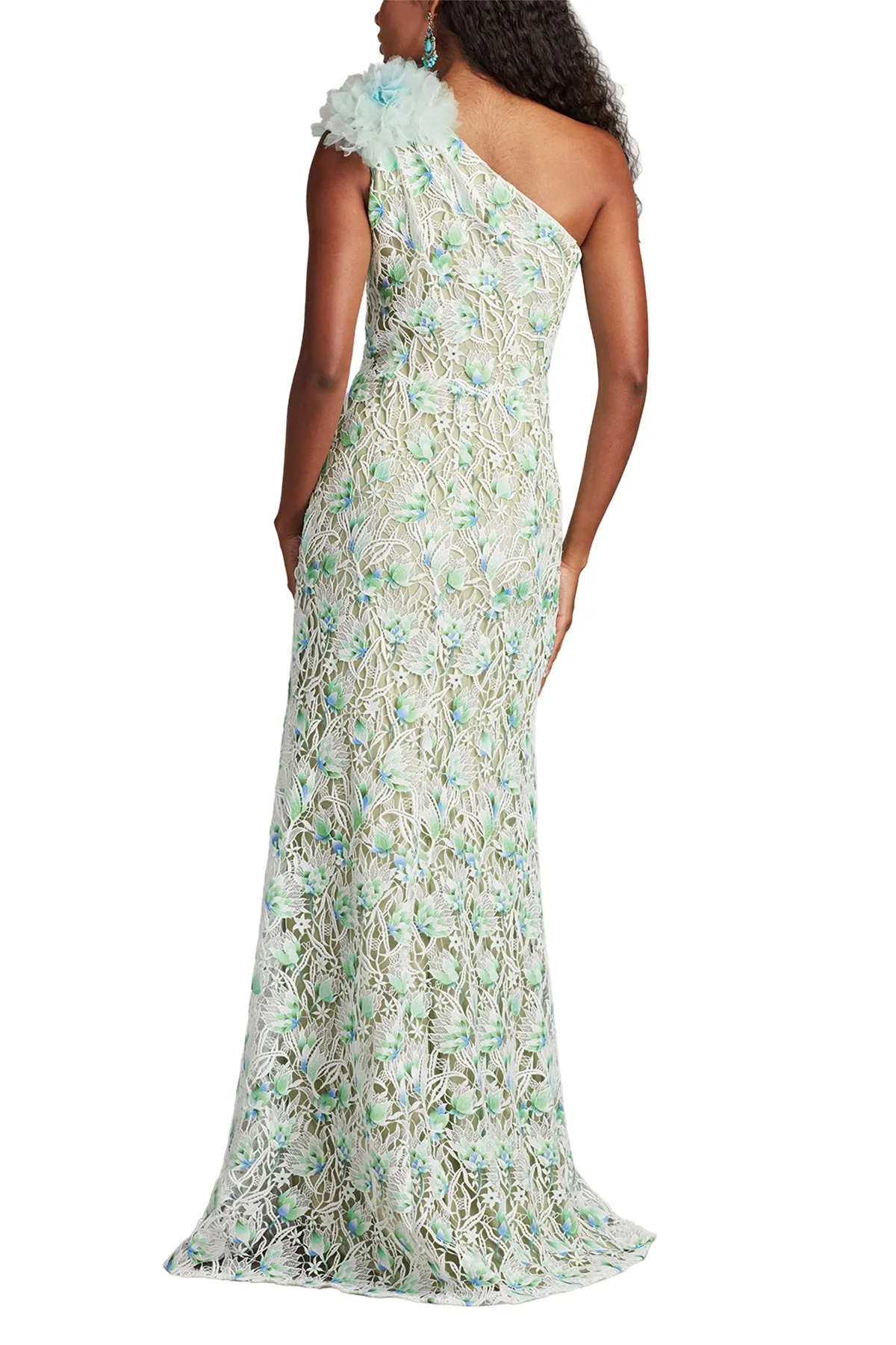 Kahli 3D Floral Embroidered Gown WALOE sold by Lord & Taylor product image thumbnail 2