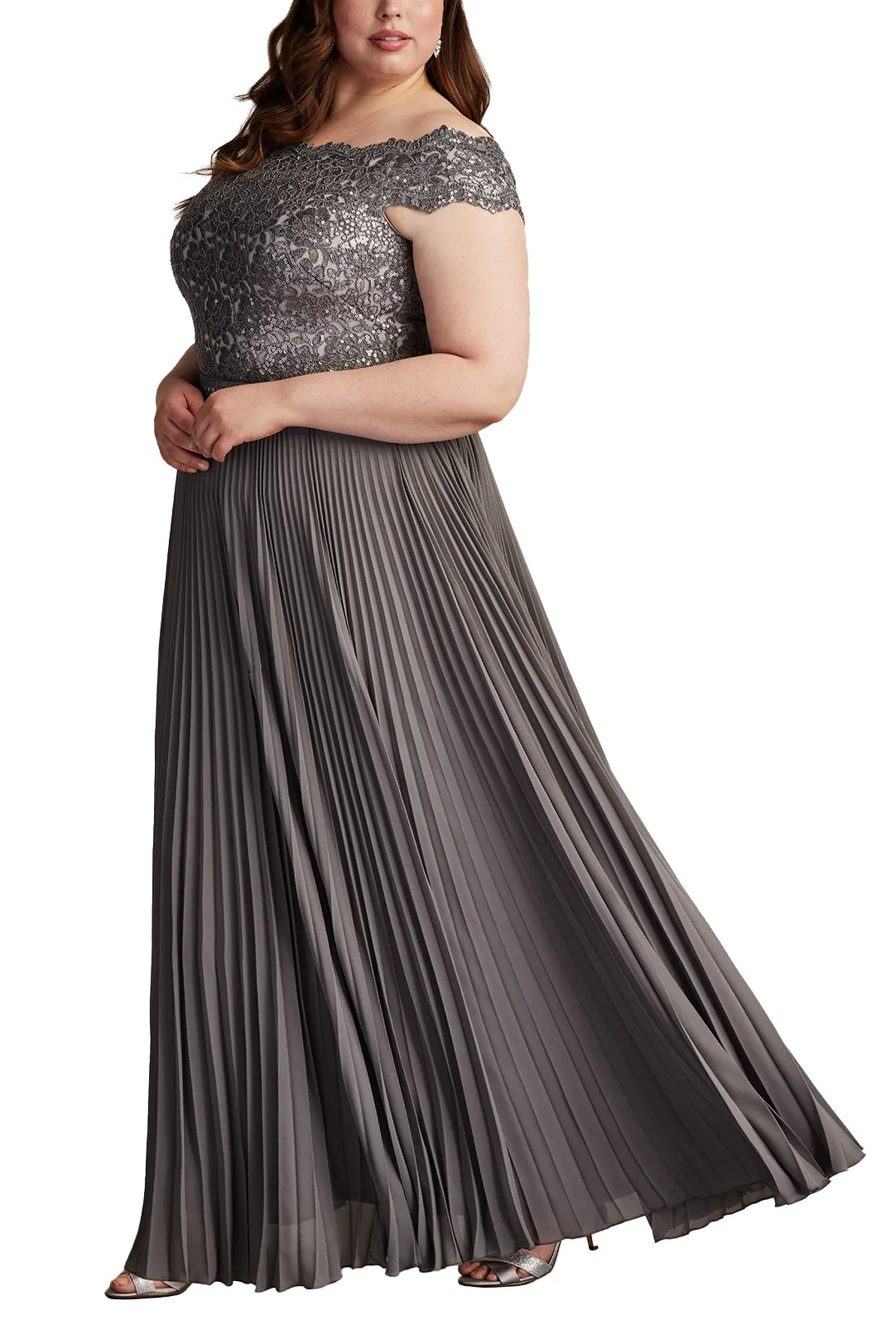 Bode Sequin Embroidered Lace and Tulle Gown - PLUS SIZE MIST sold by Lord & Taylor product image thumbnail 4
