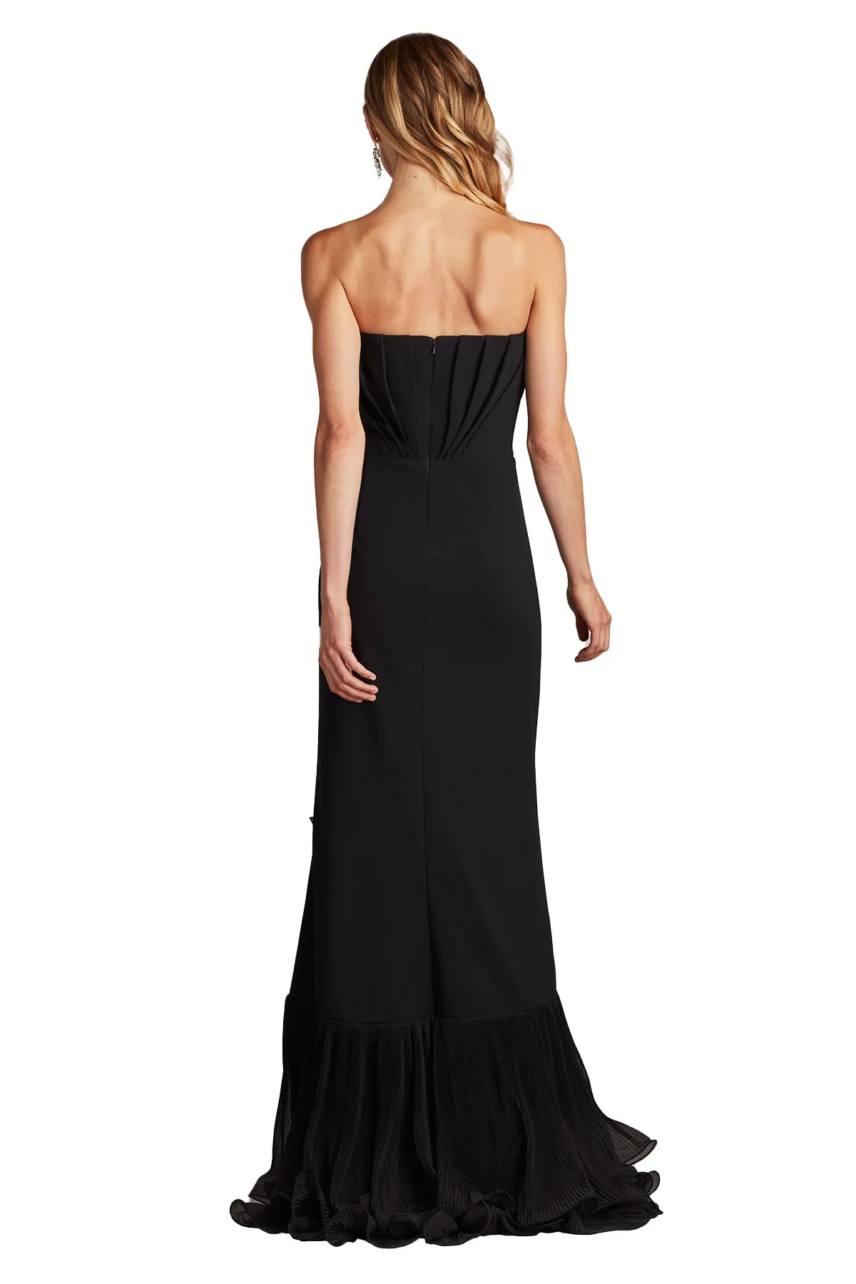 Leith Cascading Ruffle Gown BLACK sold by Lord & Taylor product image thumbnail 2