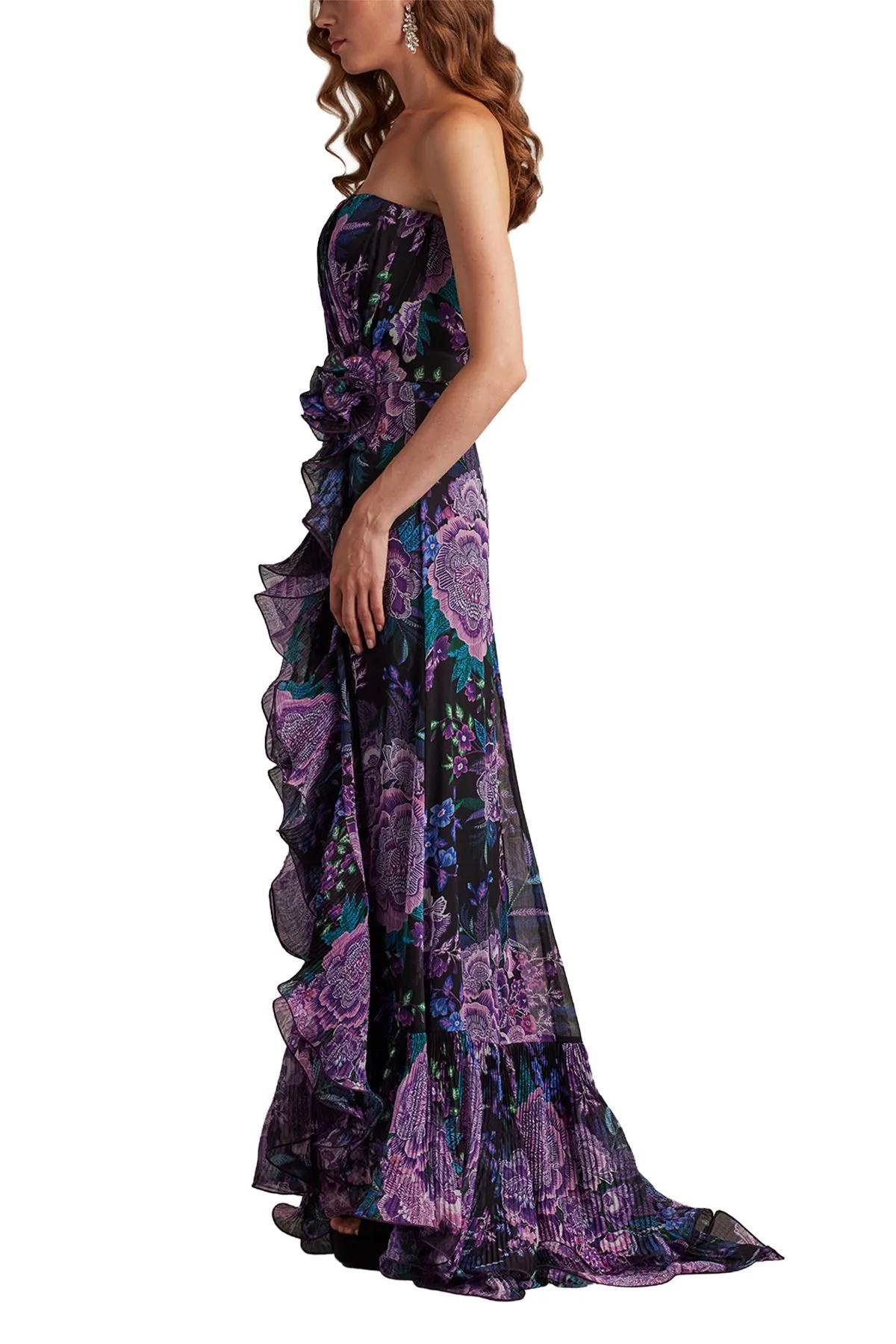 Morwenna Floral Print Ruffle Gown BKPFL sold by Lord & Taylor product image thumbnail 2