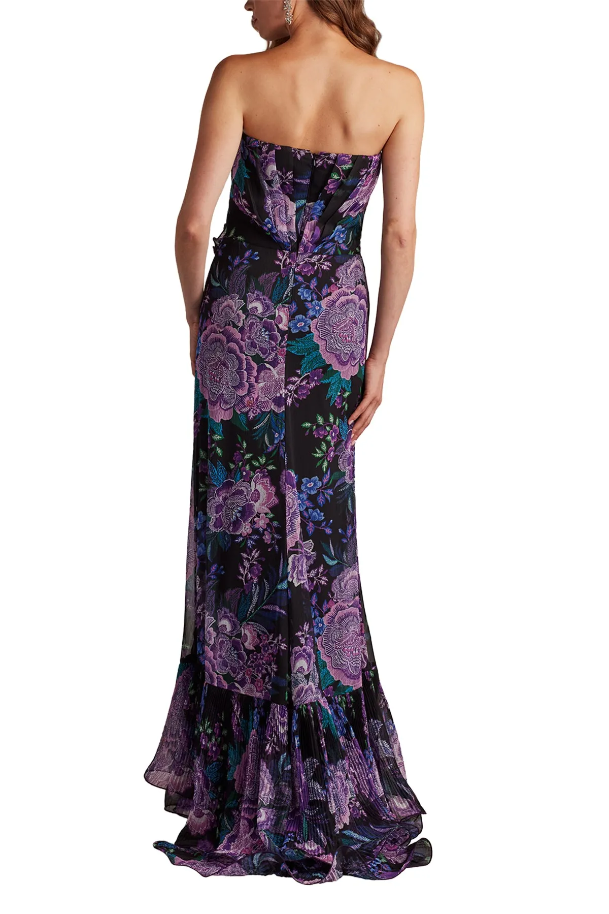 Morwenna Floral Print Ruffle Gown BKPFL sold by Lord & Taylor product image thumbnail 5