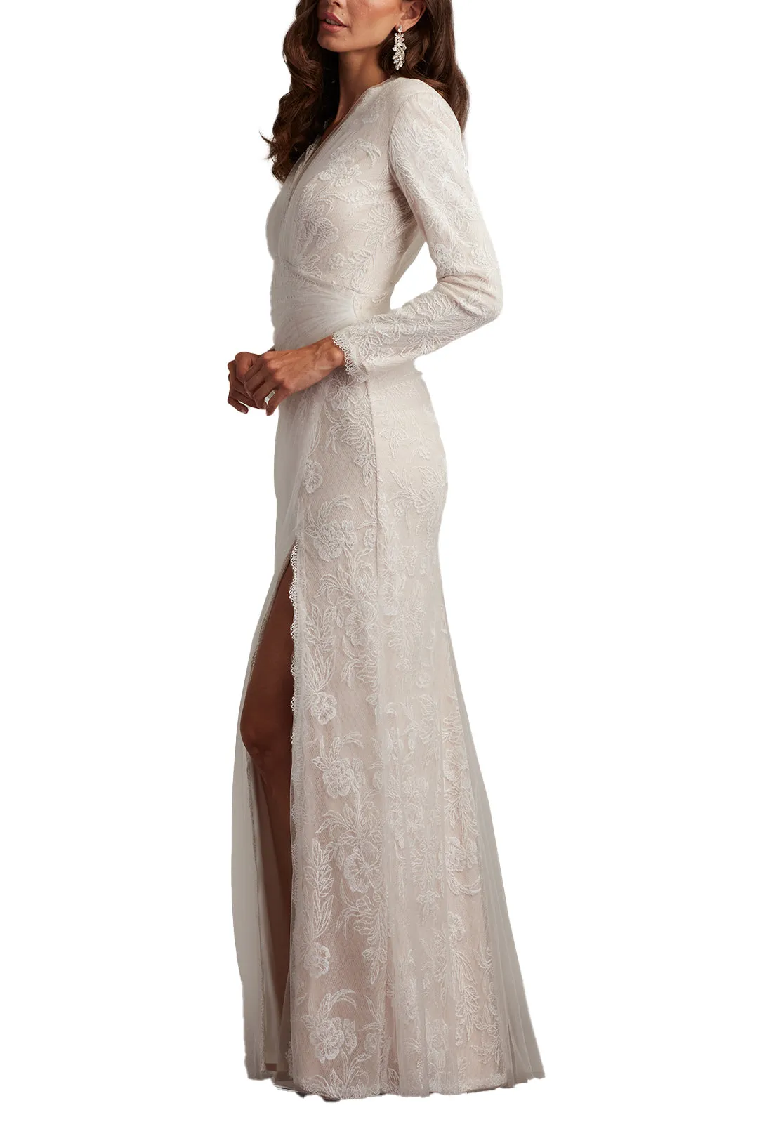 Cherelle Embroidered Tulle Gown IVPTL sold by Lord & Taylor