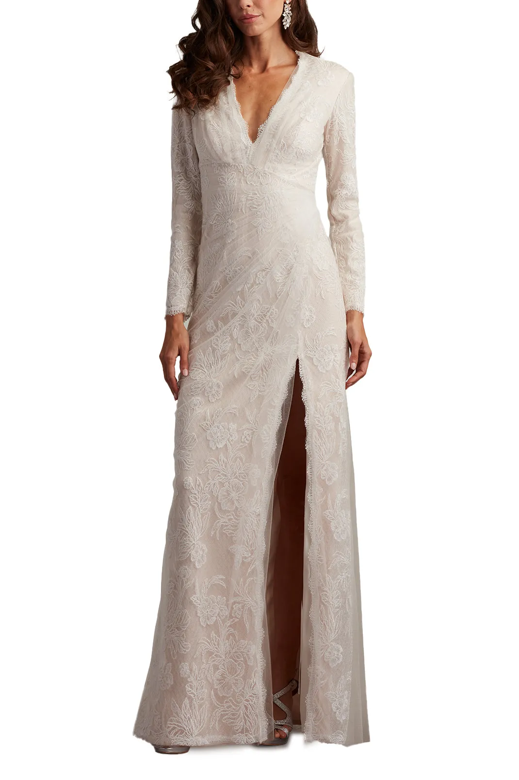 Cherelle Embroidered Tulle Gown IVPTL sold by Lord & Taylor product image thumbnail 5