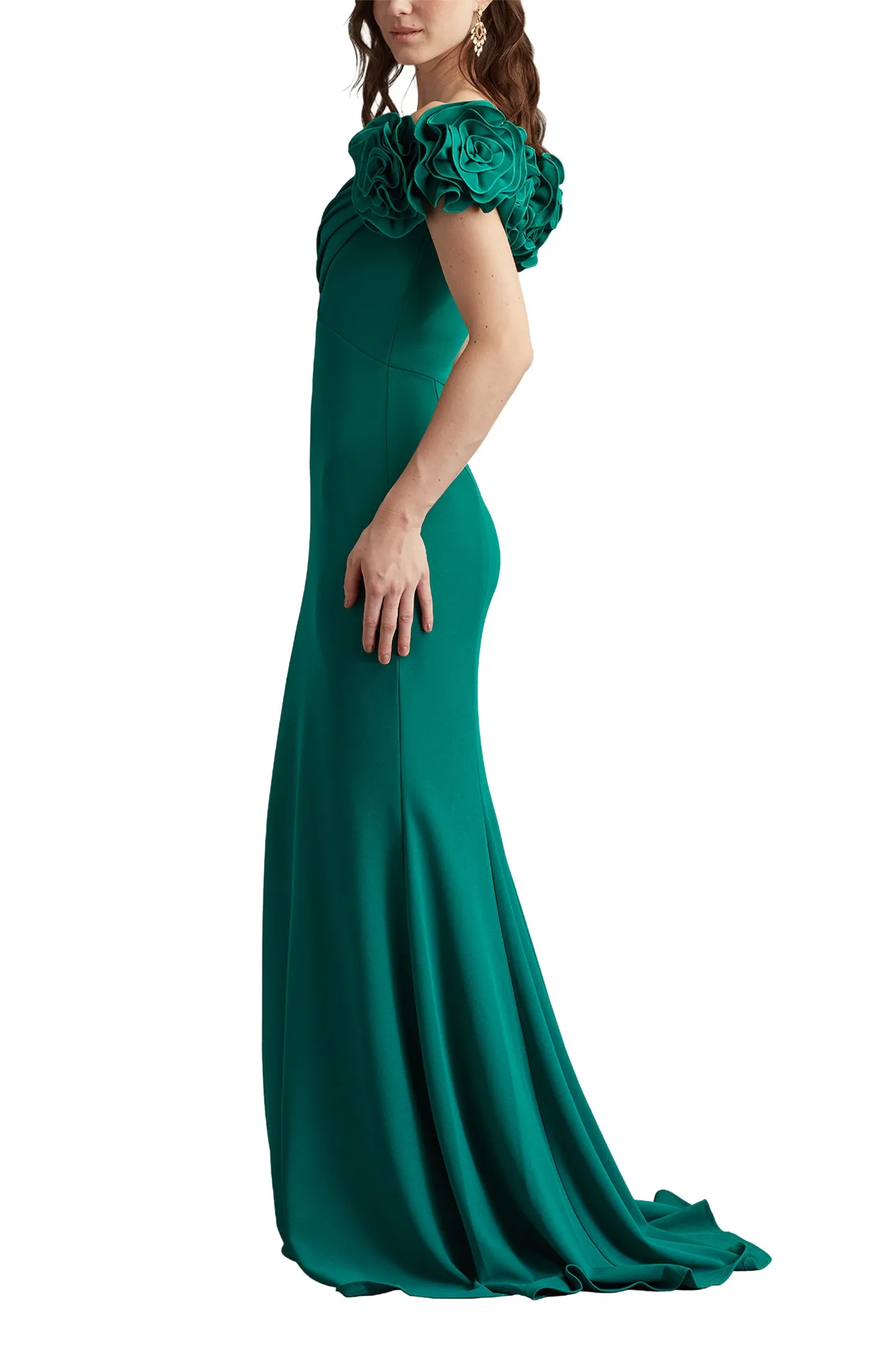 Avenne Rosette-Embellished Gown EMERA sold by Lord & Taylor product image thumbnail 2