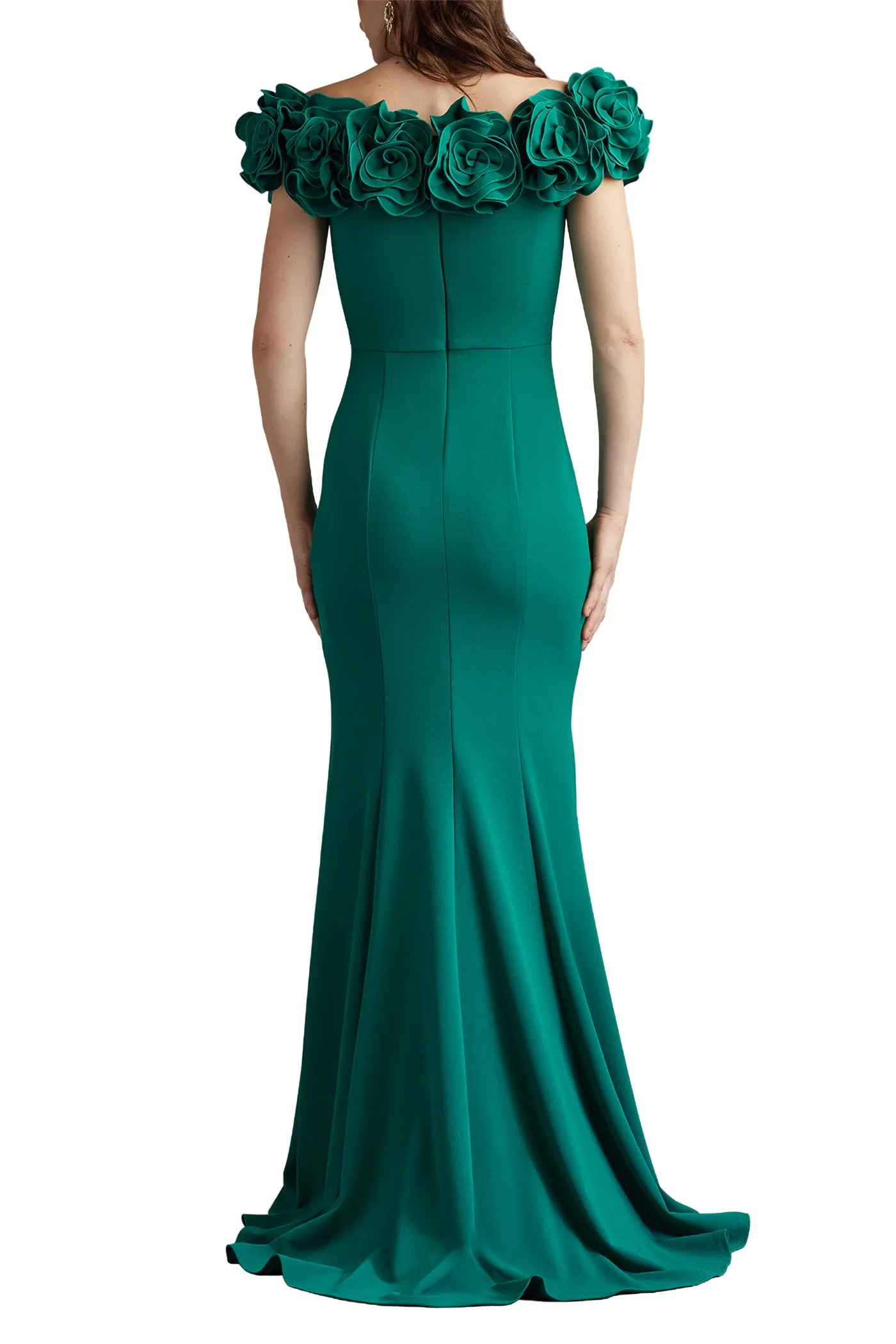 Avenne Rosette-Embellished Gown EMERA sold by Lord & Taylor product image thumbnail 4