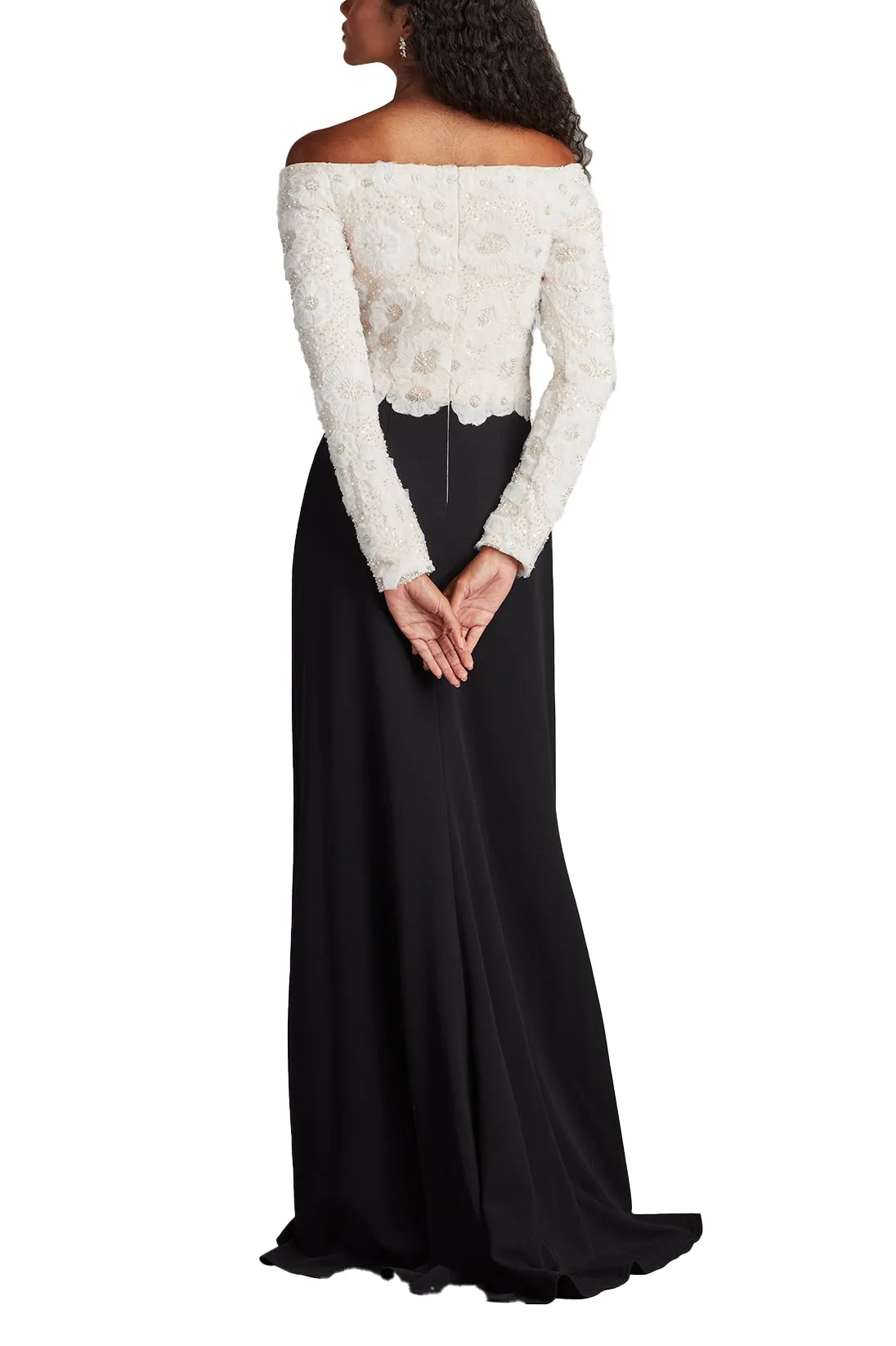Giuliana Embroidered Bodice Gown IV/BK sold by Lord & Taylor product image thumbnail 5