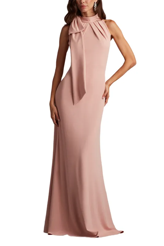 Sims Shoulder Bow Halter Gown PA/PK sold by Lord & Taylor