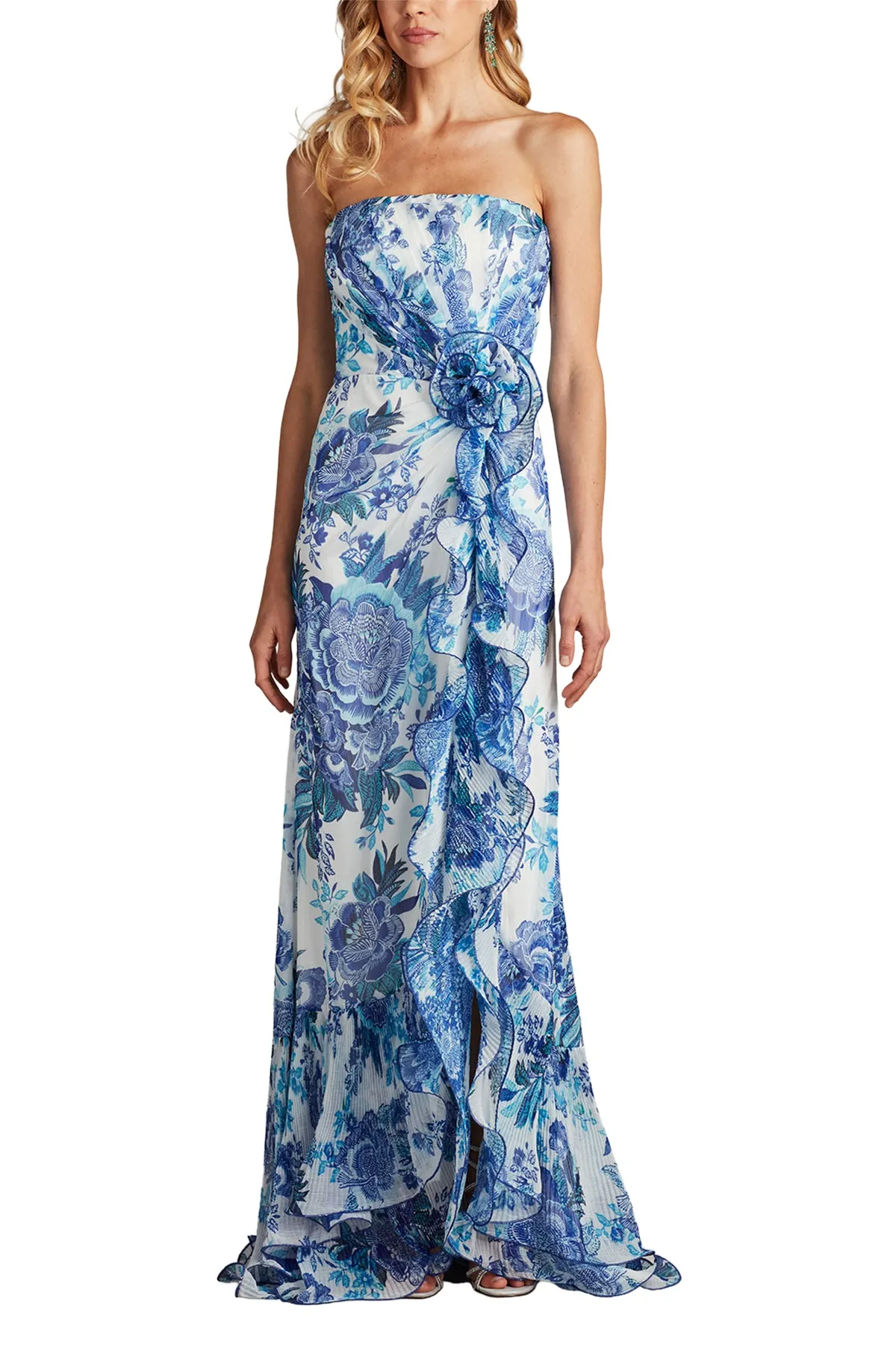 Morwenna Floral Print Ruffle Gown WHBFL sold by Lord & Taylor product image thumbnail 2