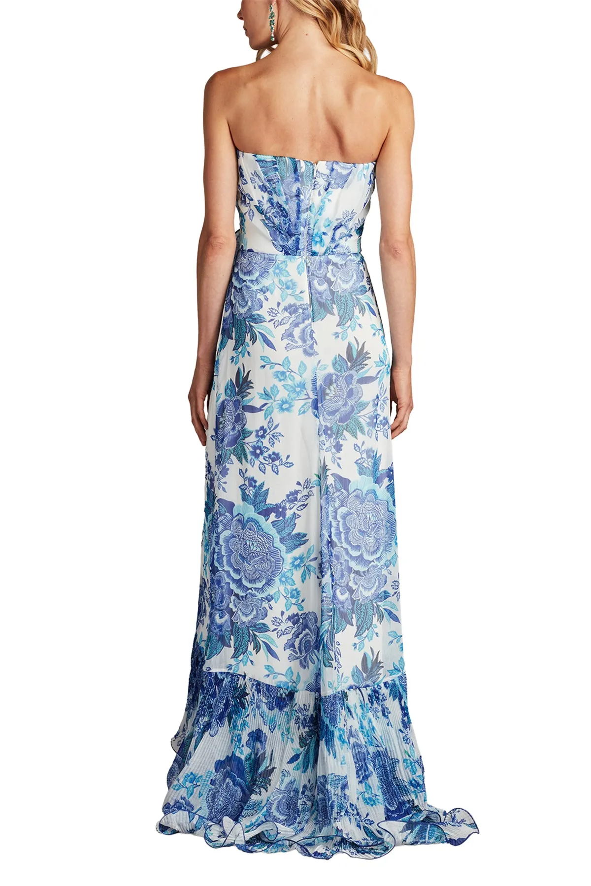 Morwenna Floral Print Ruffle Gown WHBFL sold by Lord & Taylor product image thumbnail 3