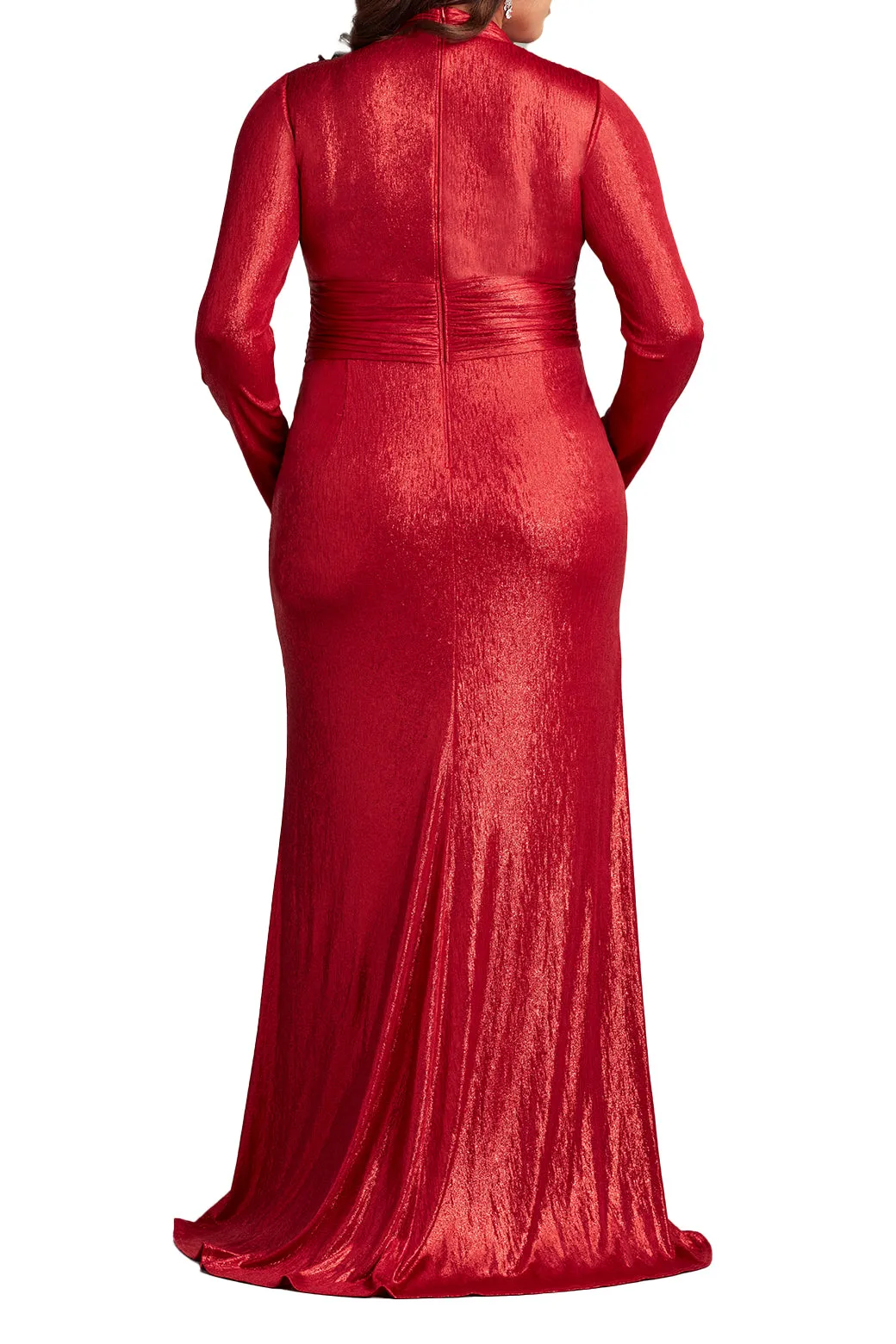 Imanie Draped Lamé Gown - PLUS SIZE DPRED sold by Lord & Taylor product image thumbnail 4