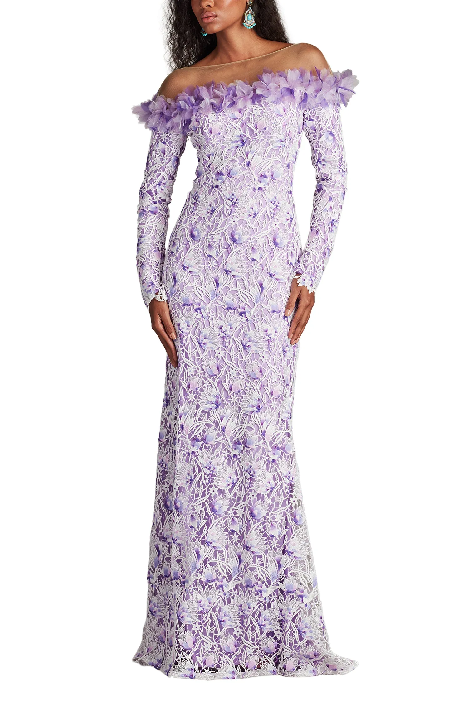 Liora Embroidered Lace Gown WHPHZ sold by Lord & Taylor product image thumbnail 3