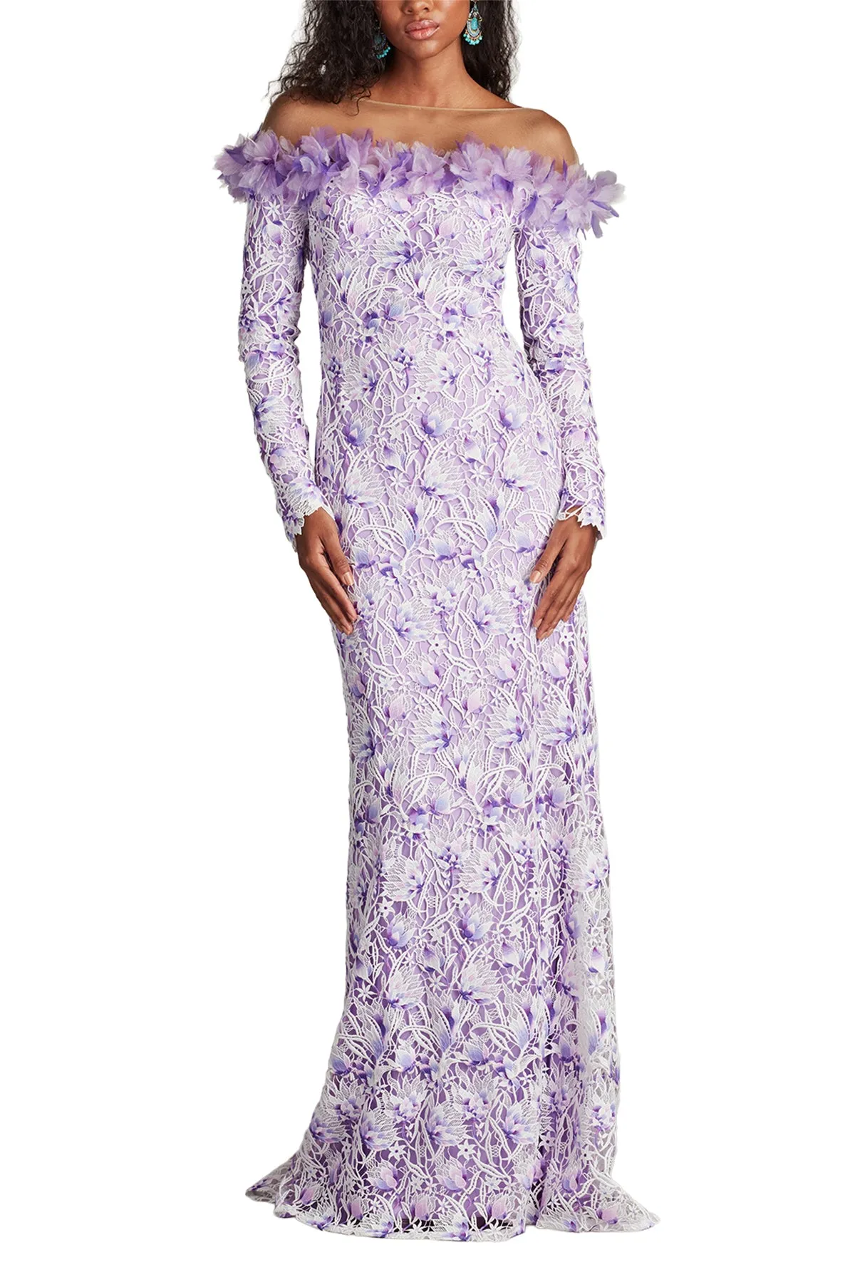 Liora Embroidered Lace Gown WHPHZ sold by Lord & Taylor product image thumbnail 4