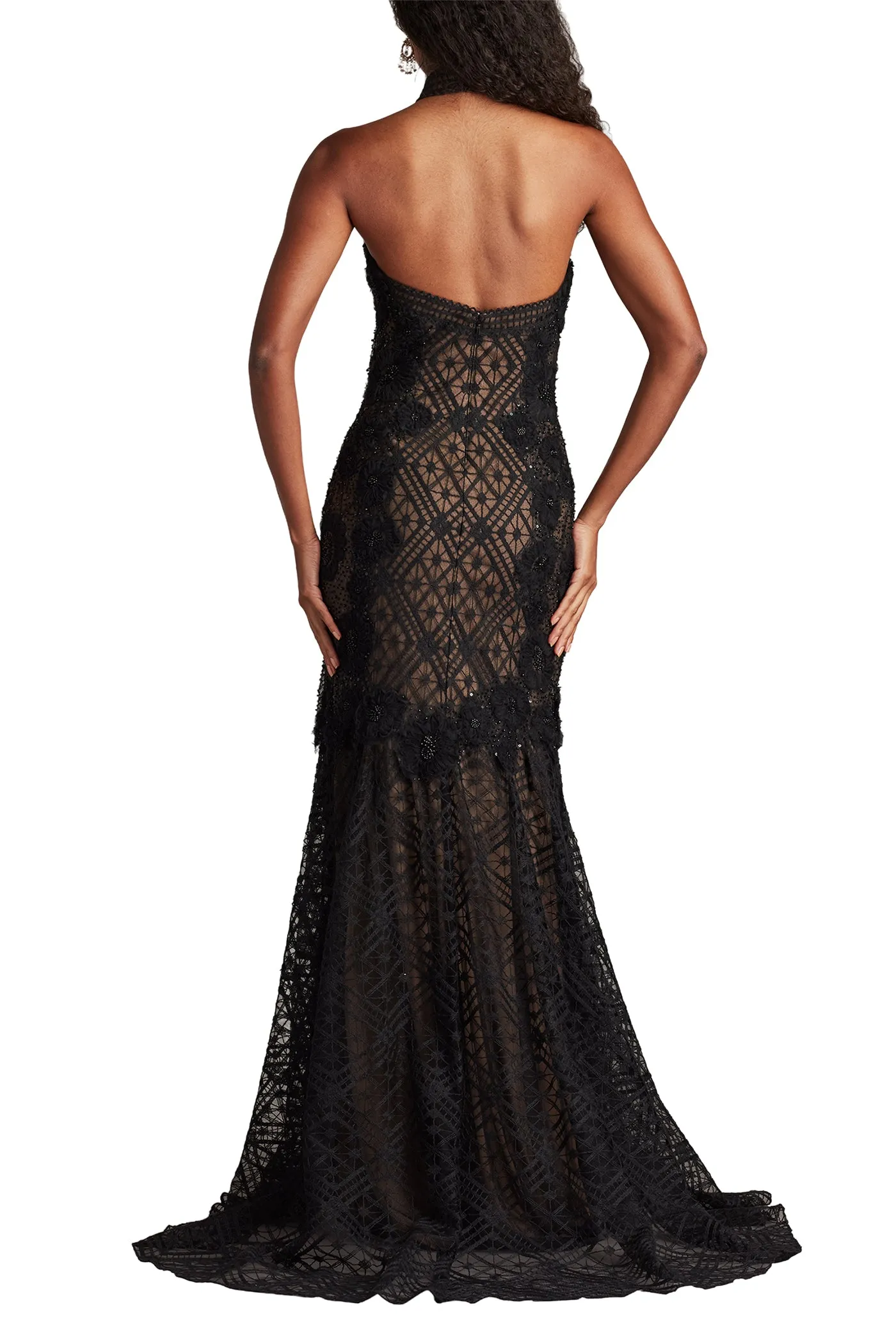 Lakota Embroidered Halter Gown BK/ND sold by Lord & Taylor product image thumbnail 2