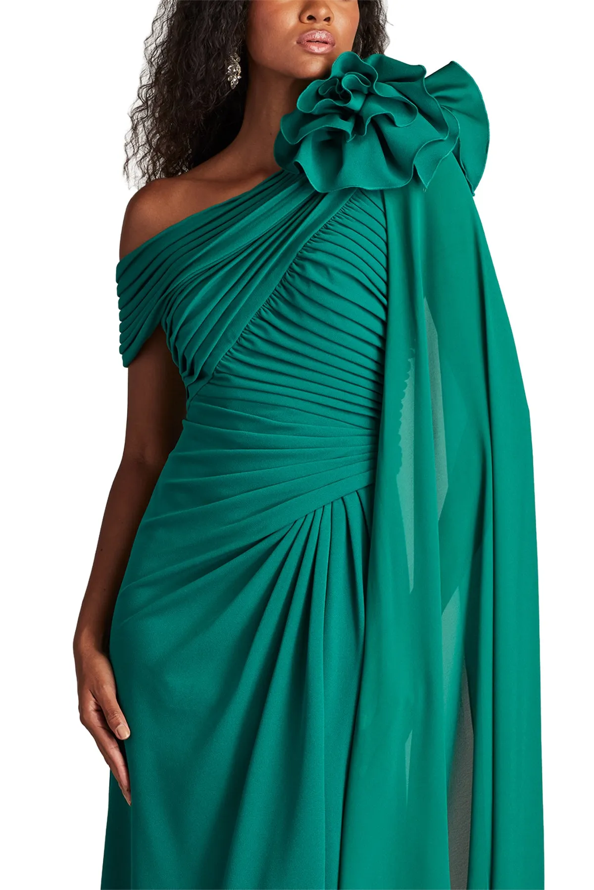 Kamari Draped Rosette Shoulder Gown EMERA sold by Lord & Taylor product image thumbnail 3